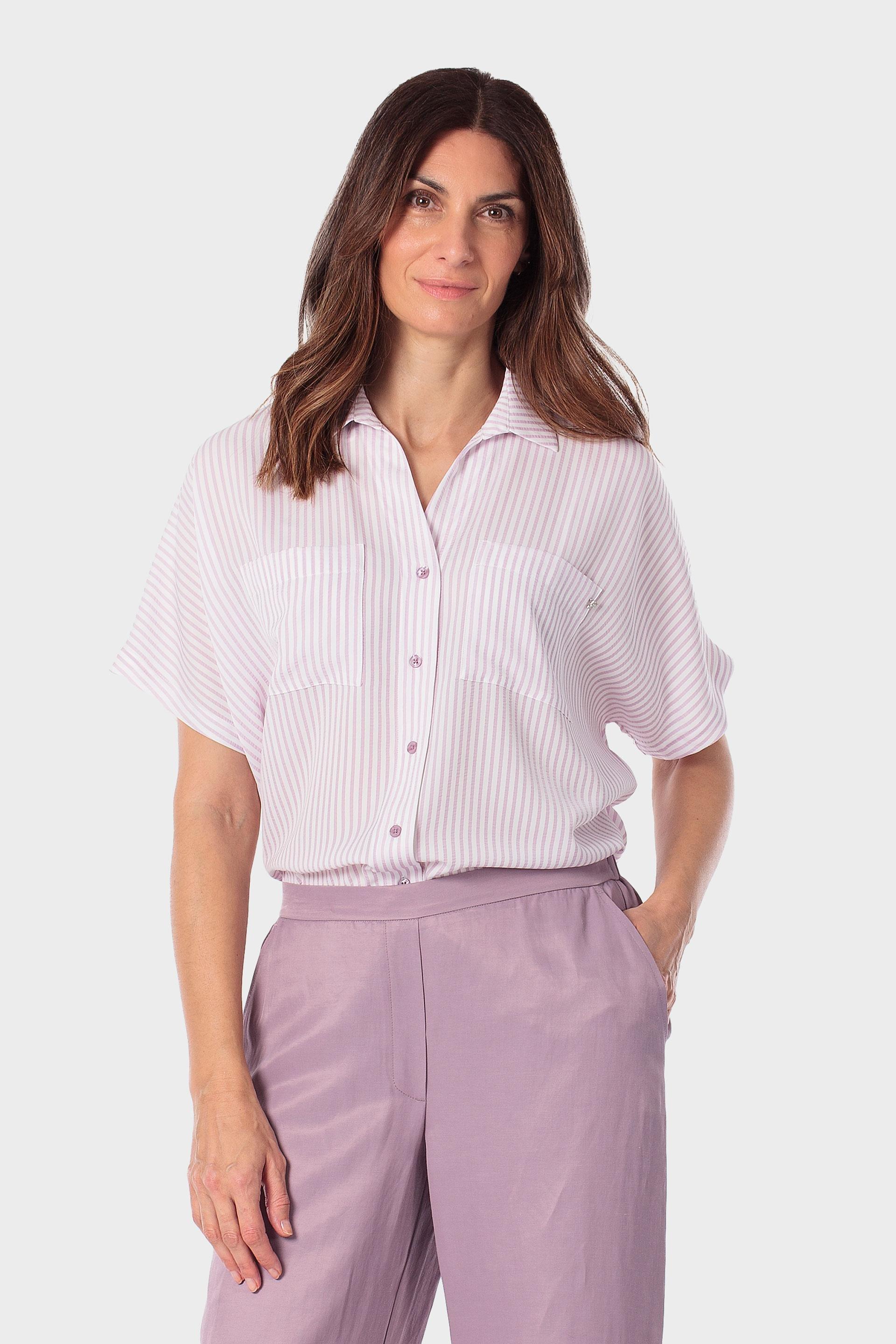 Purple Striped Shirt, 3701_328, large image number 0