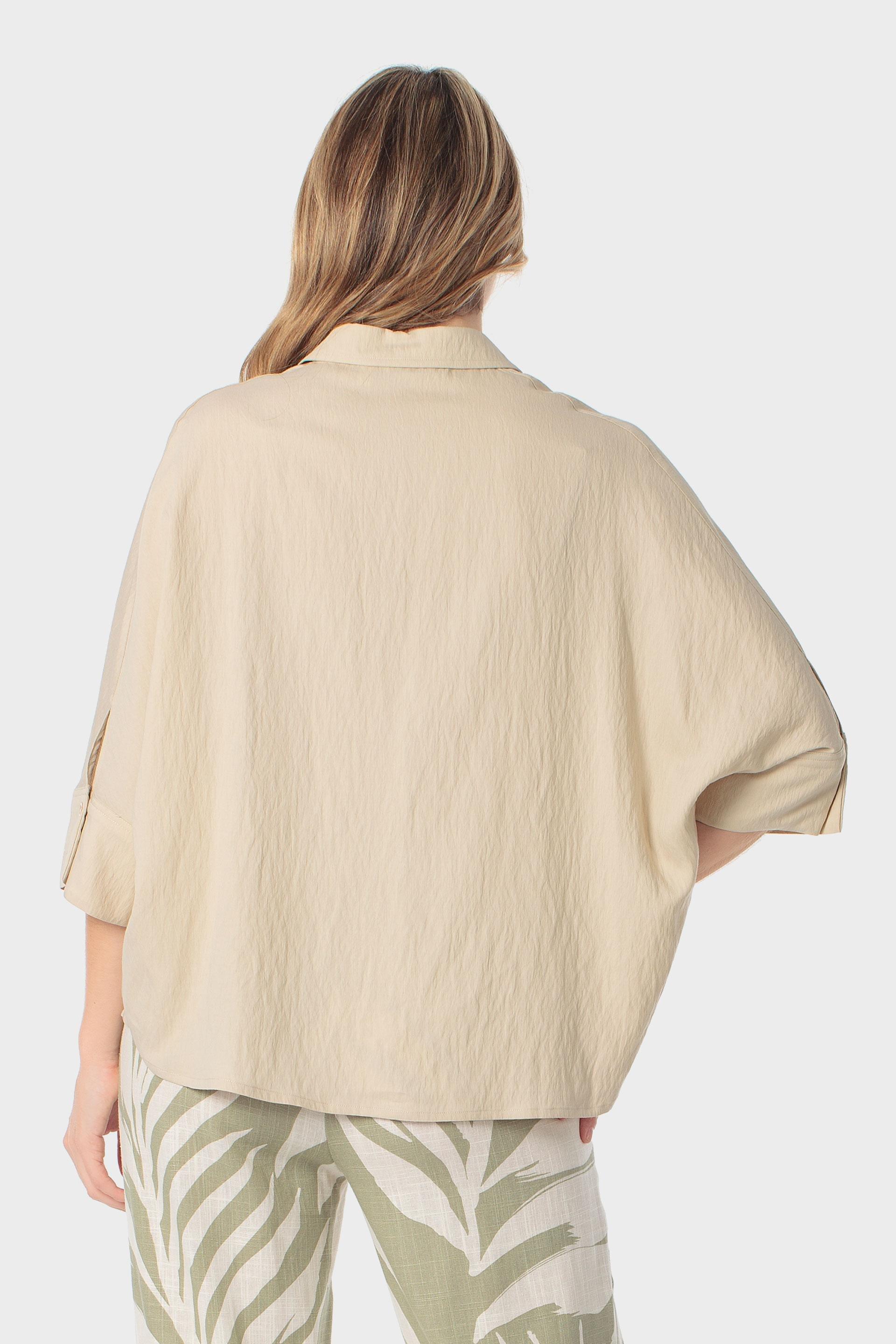 قميص بيج بتطريز أنيق, Beige, large image number 1