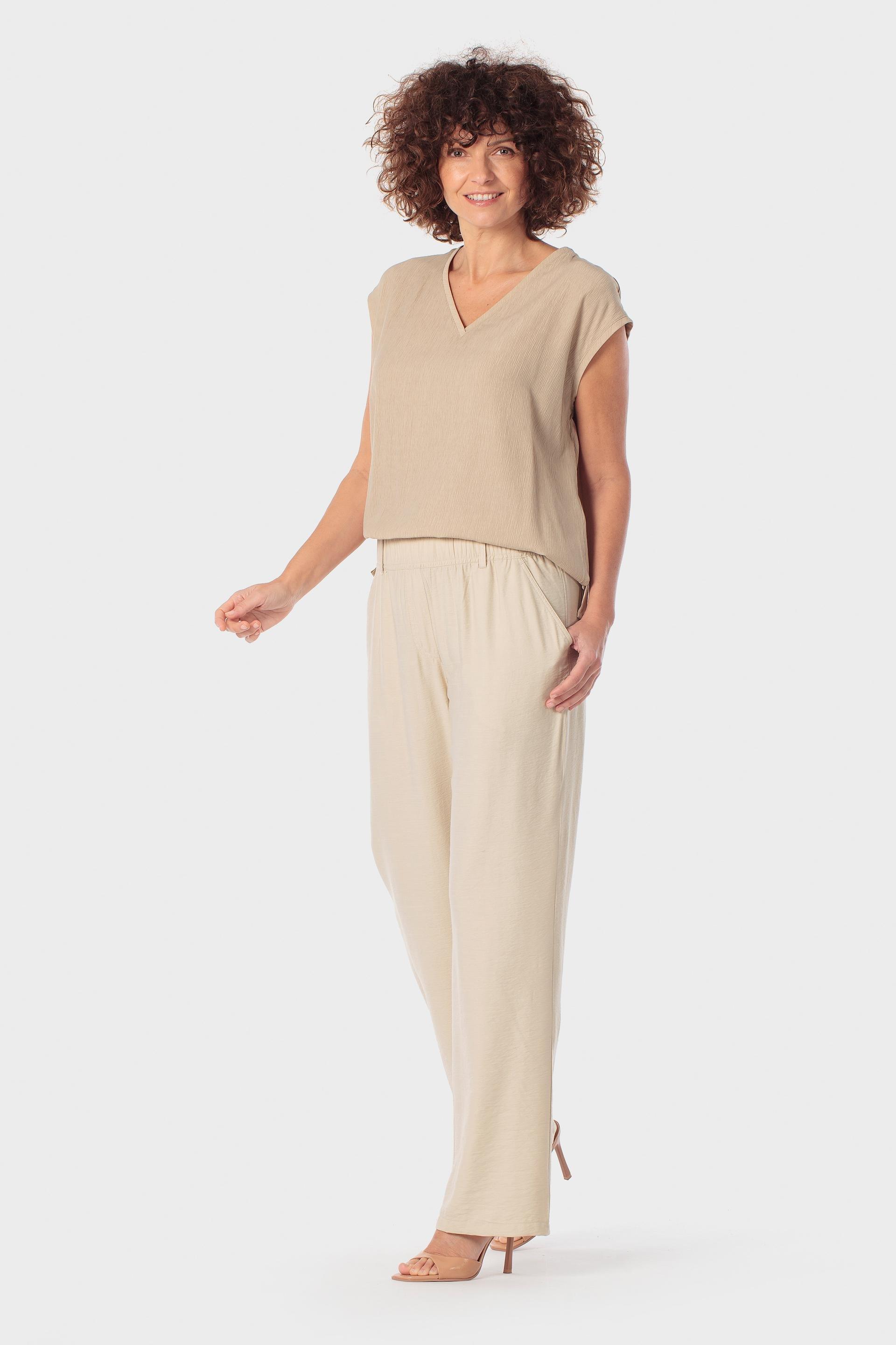 بلوزة بيج راقية, Beige, large image number 1