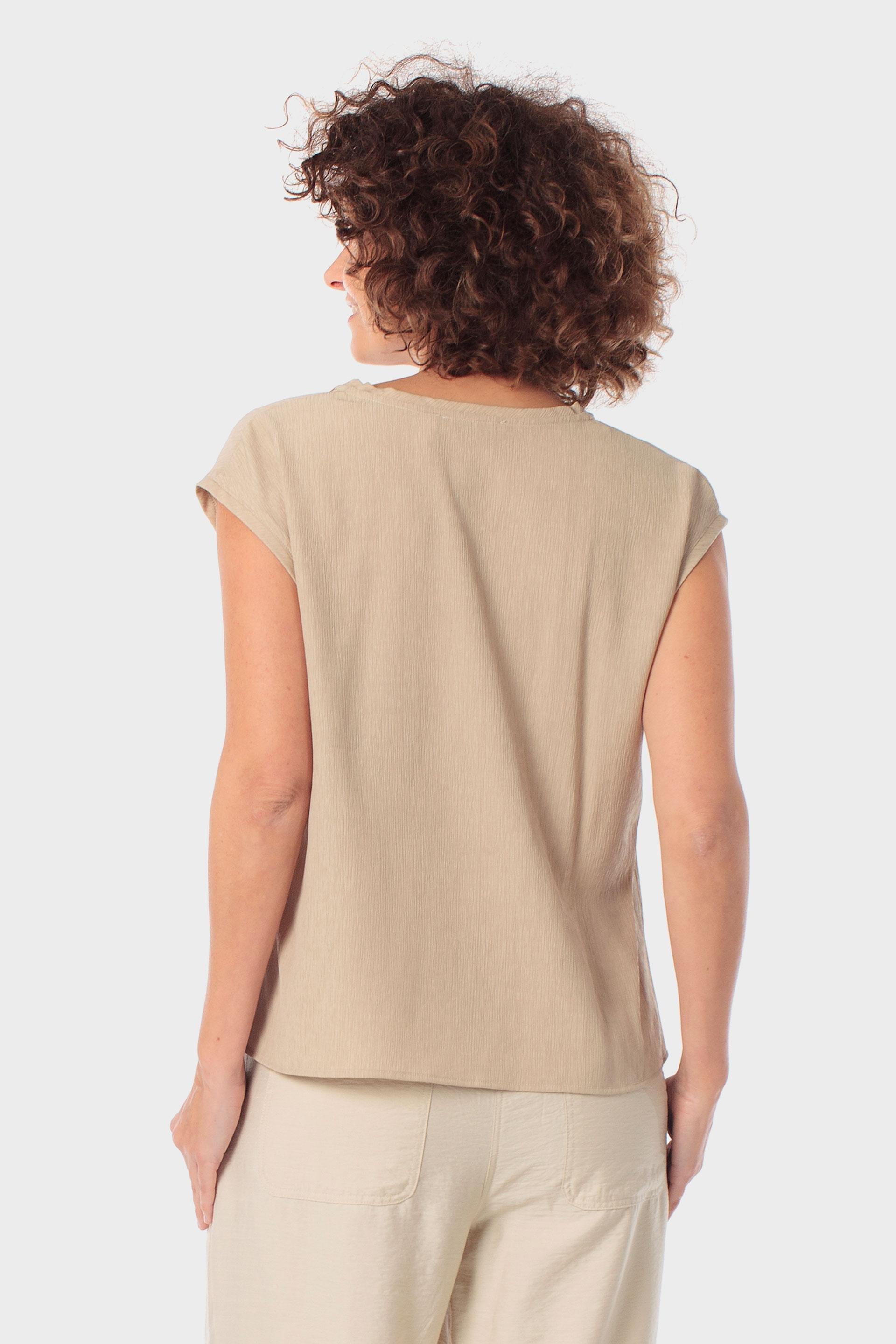 بلوزة بيج راقية, Beige, large image number 2