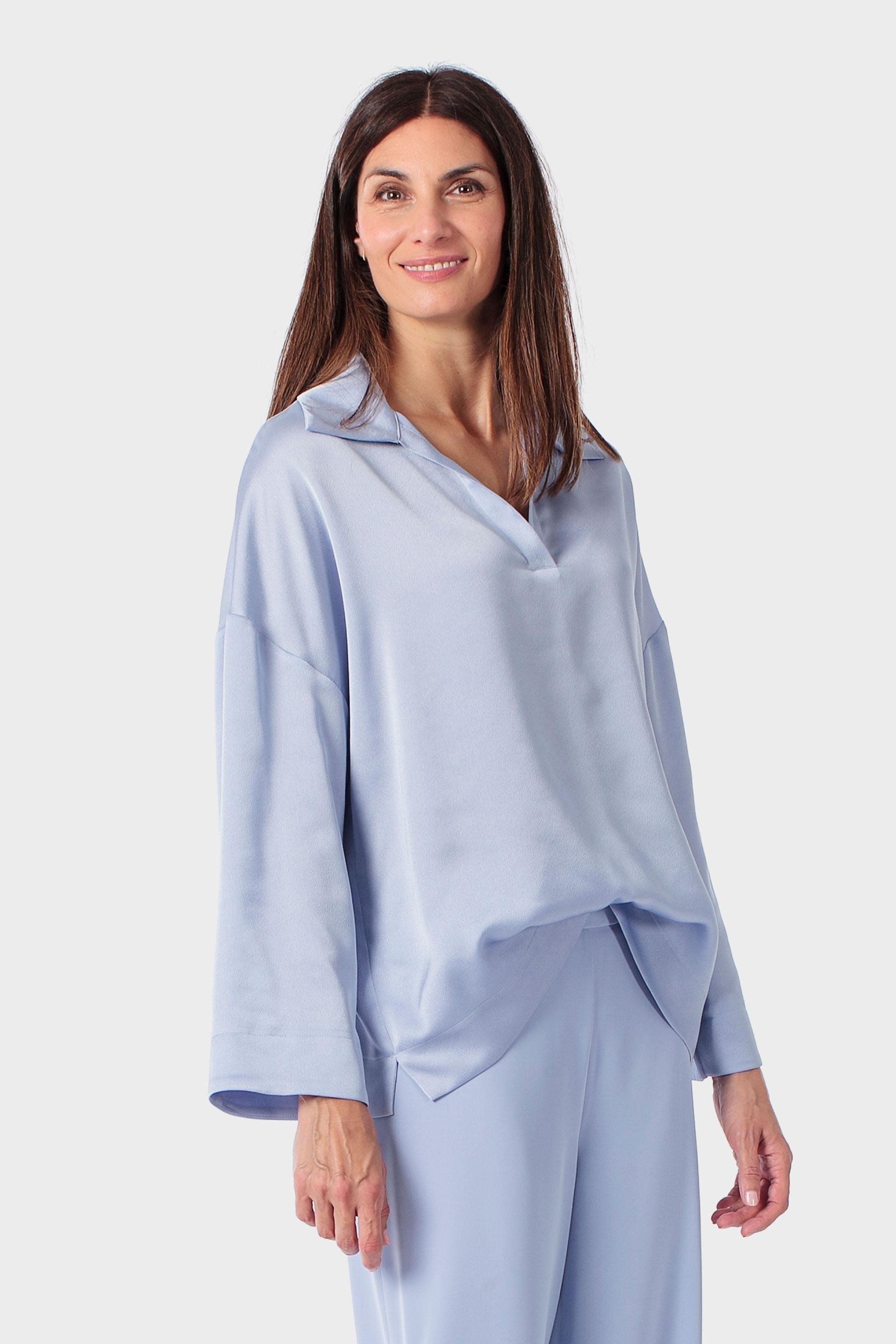 Blue Fancy Blouse, 3701_399, large image number 1