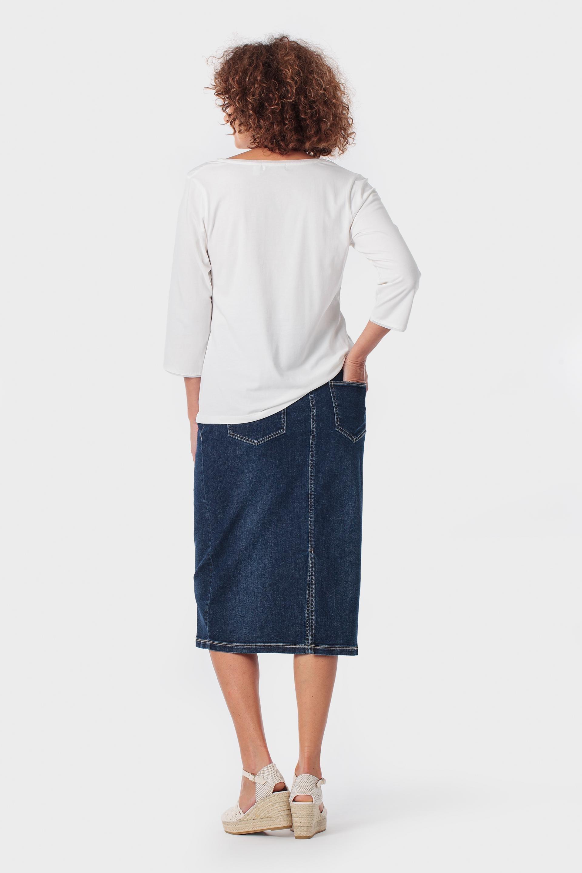 White T-Shirt With A Woman Print, 3701_121, large image number 3