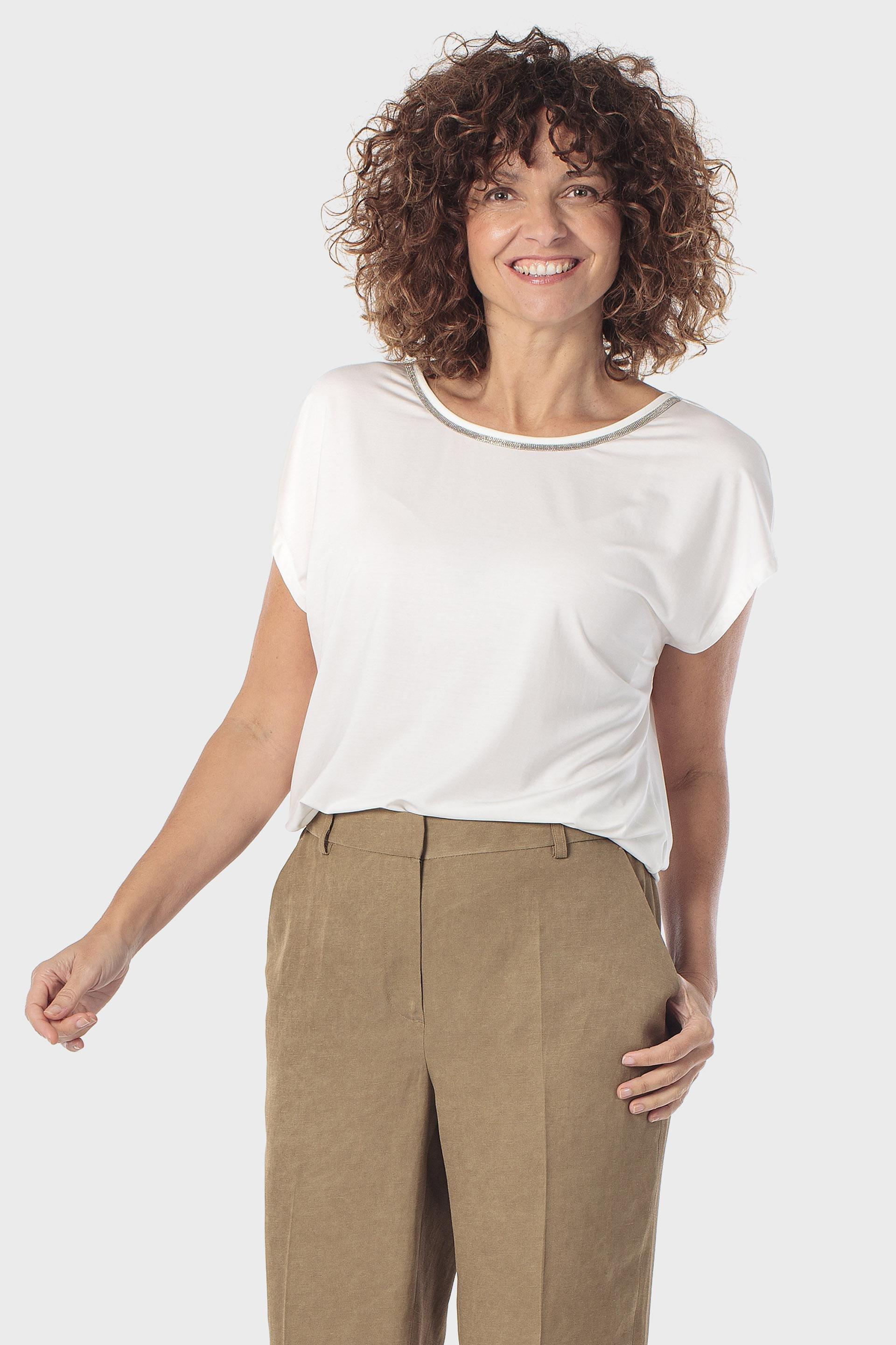 تي شيرت فانتسي، أبيض, Beige Talc, large image number 0