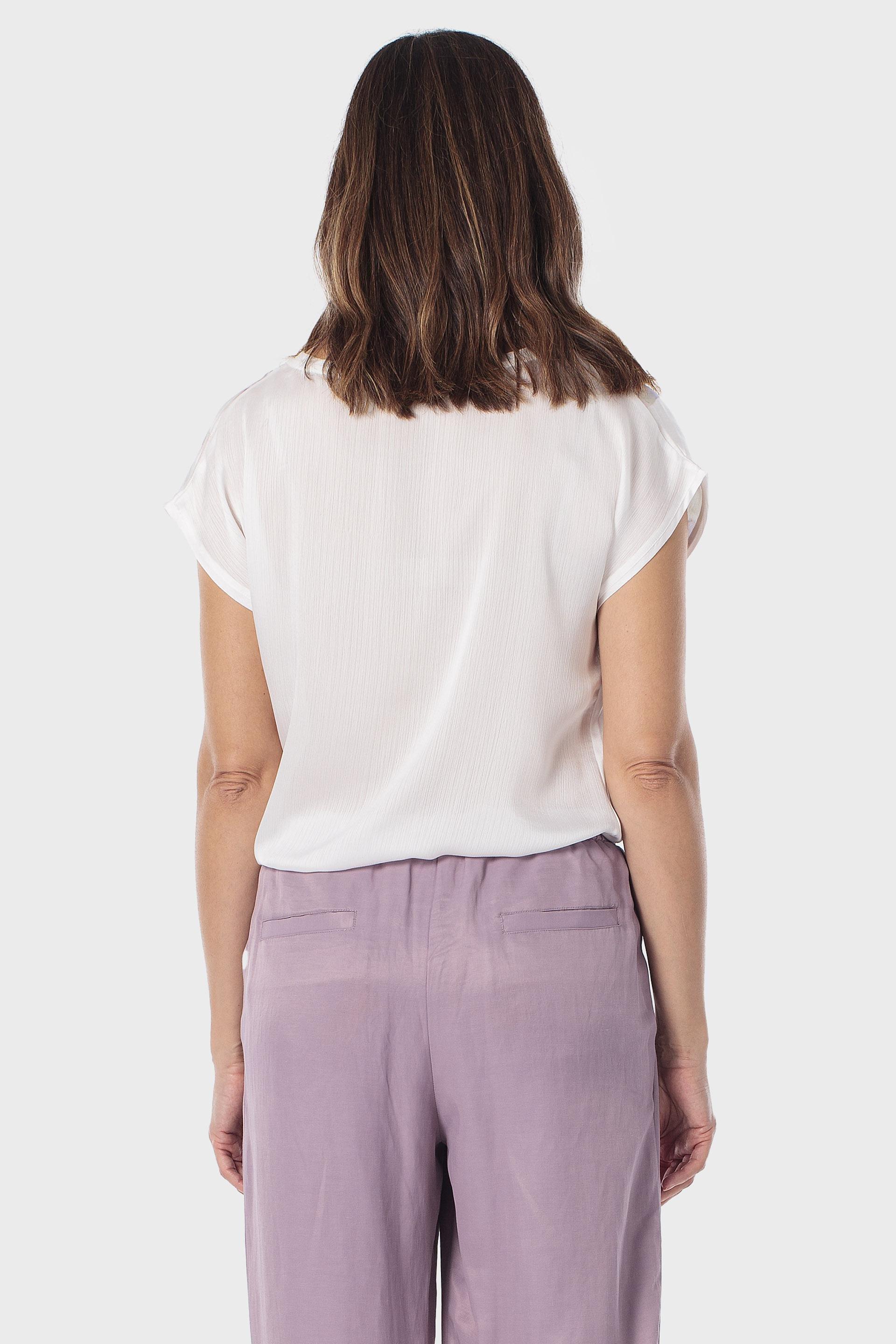 تيشيرت أبيض مطبع بأحجار الراين, 3701_232, large image number 2