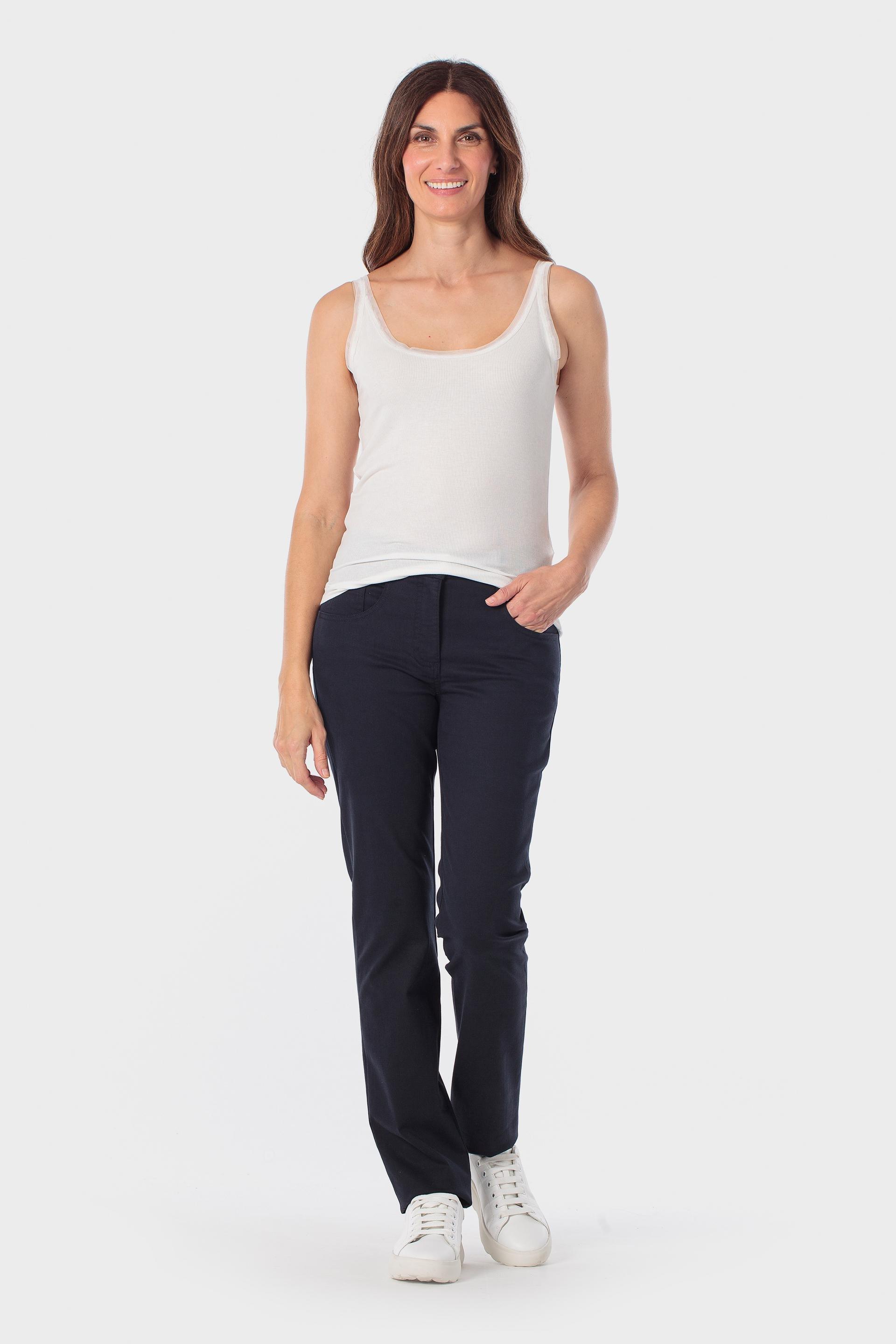 White Sleeveless T-Shirt, Beige Talc, large image number 1