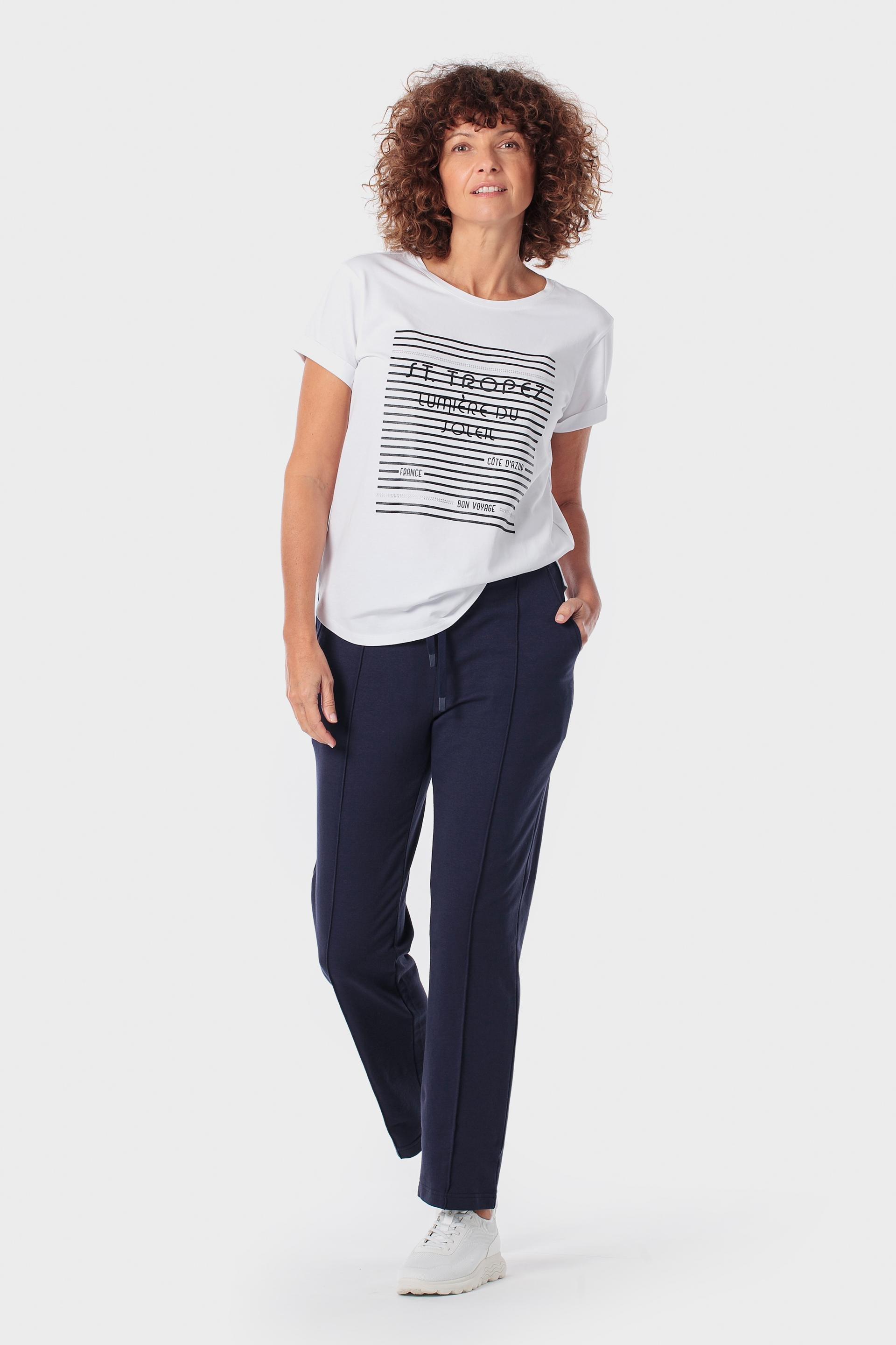 White Sports Printed T-Shirt, 3701_102, large image number 1