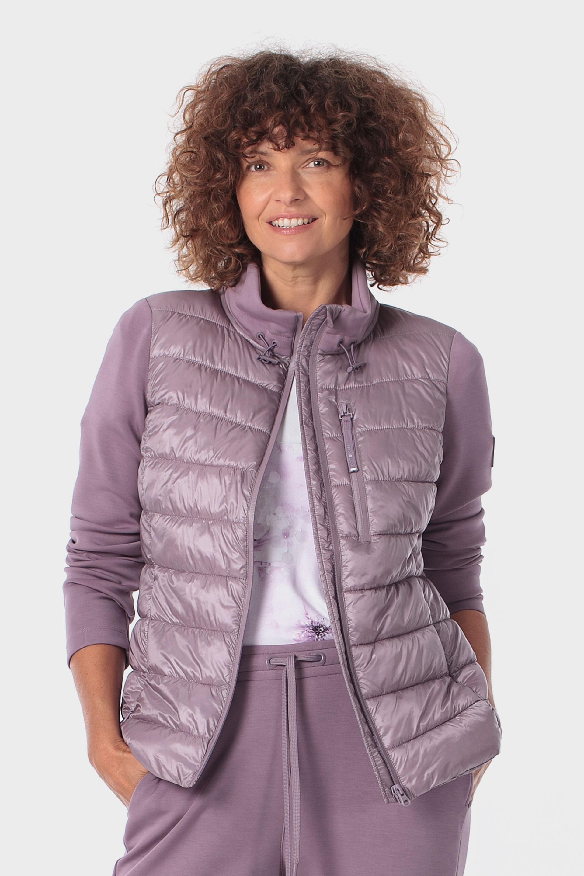 Purple Padded Jacket, Lillac Greyish, medium