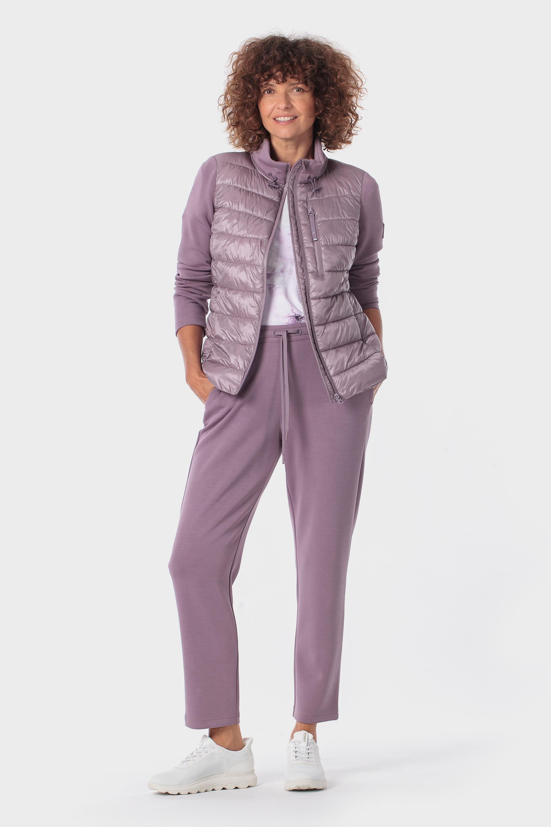 Purple Padded Jacket, Lillac Greyish, medium