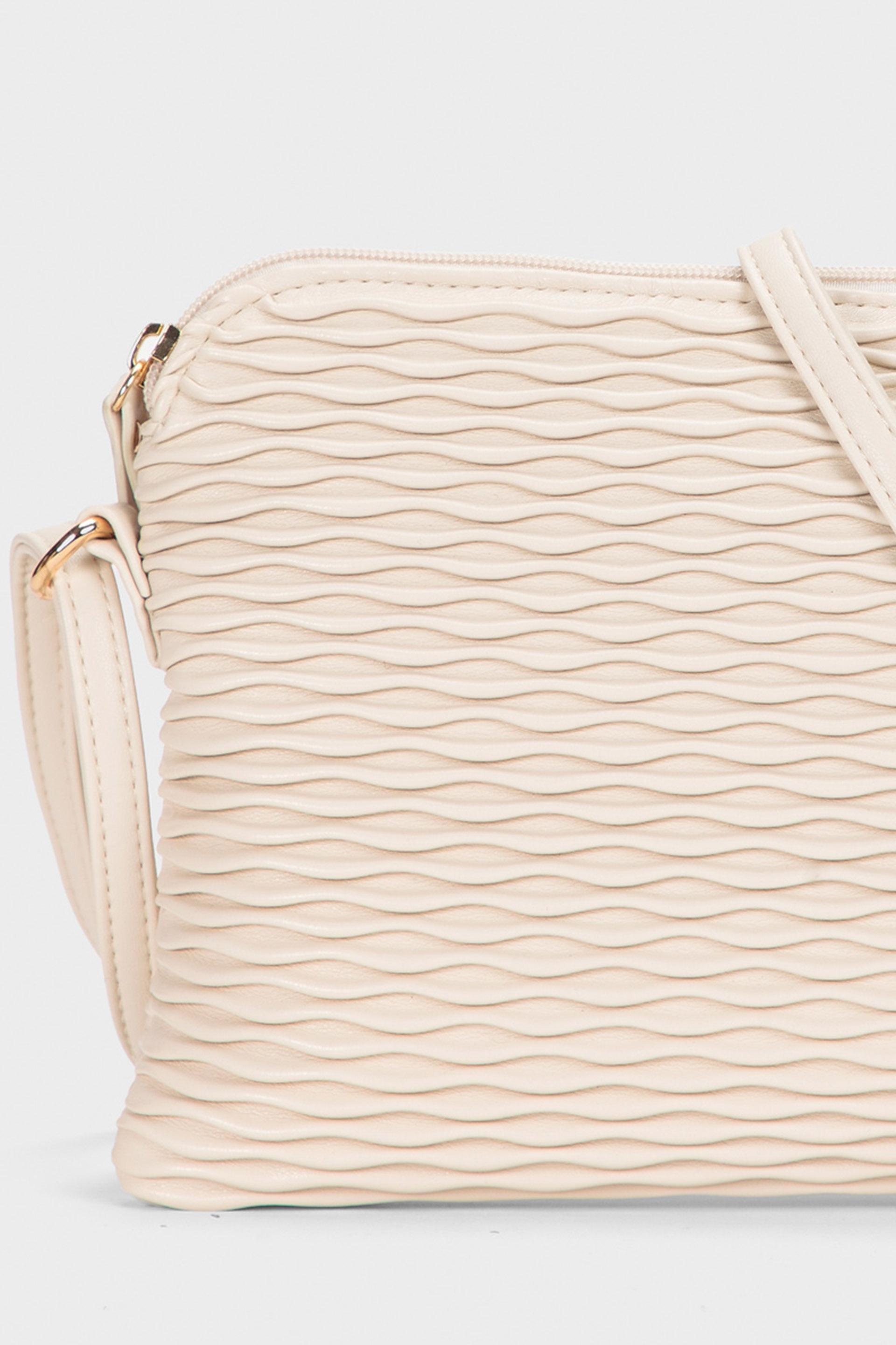 حقيبة معصم بلون كريمي, Beige Ivory, large image number 1