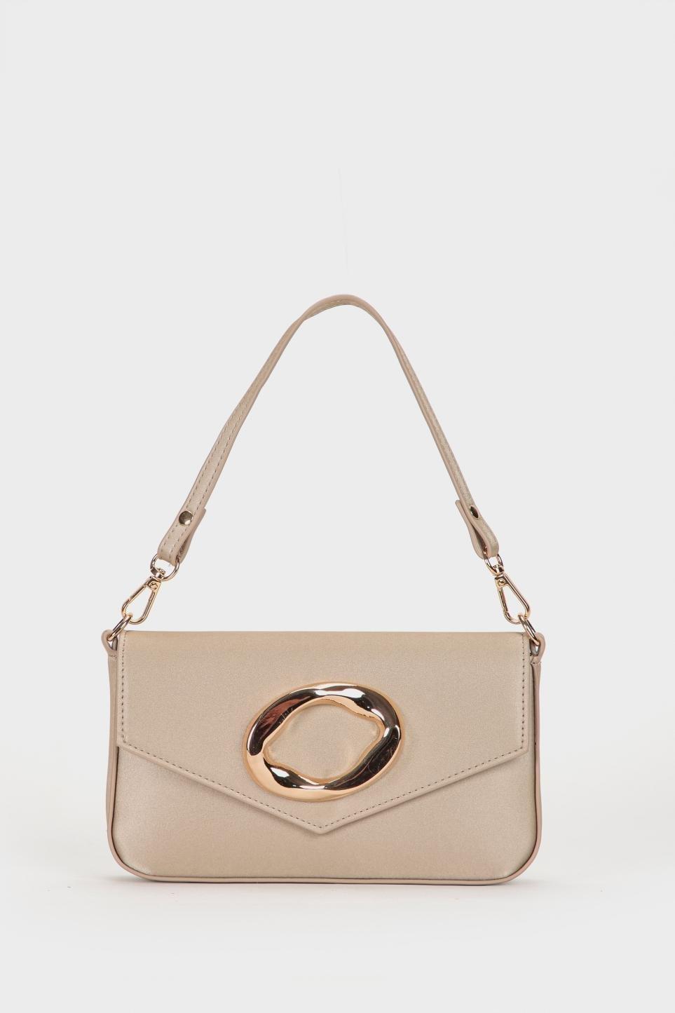 Beige Fantasy Shoulder Bag, 3701_227, large image number 0