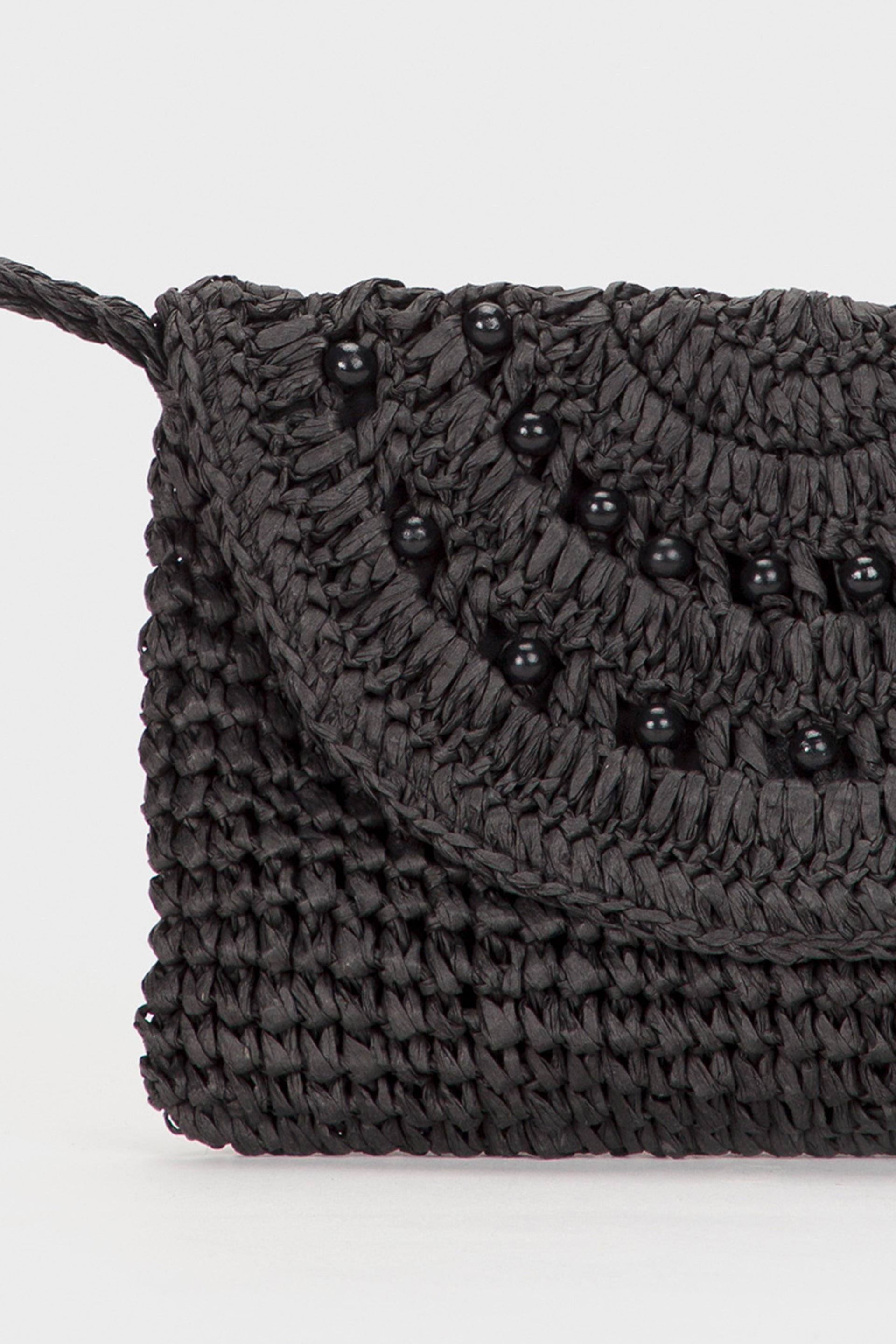 Black Envelope Bag, Black, large image number 1