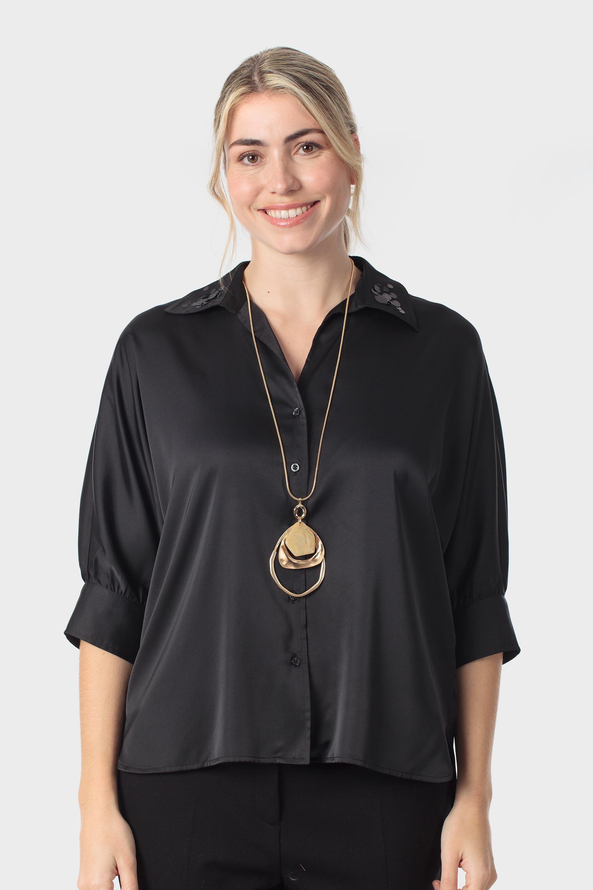 Long Necklace, Metal Golden, medium