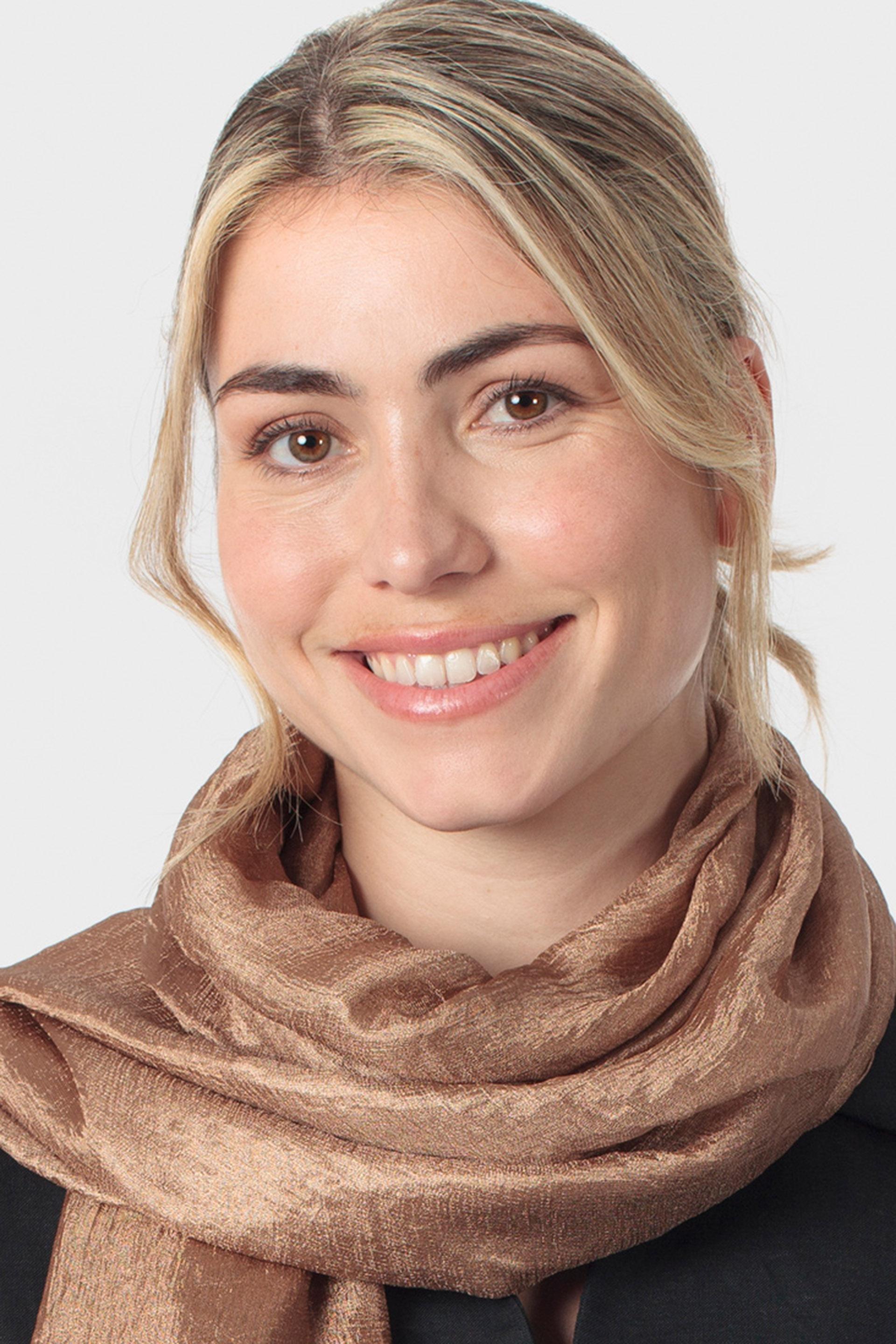 Brown Scarf, Brown Nut, medium