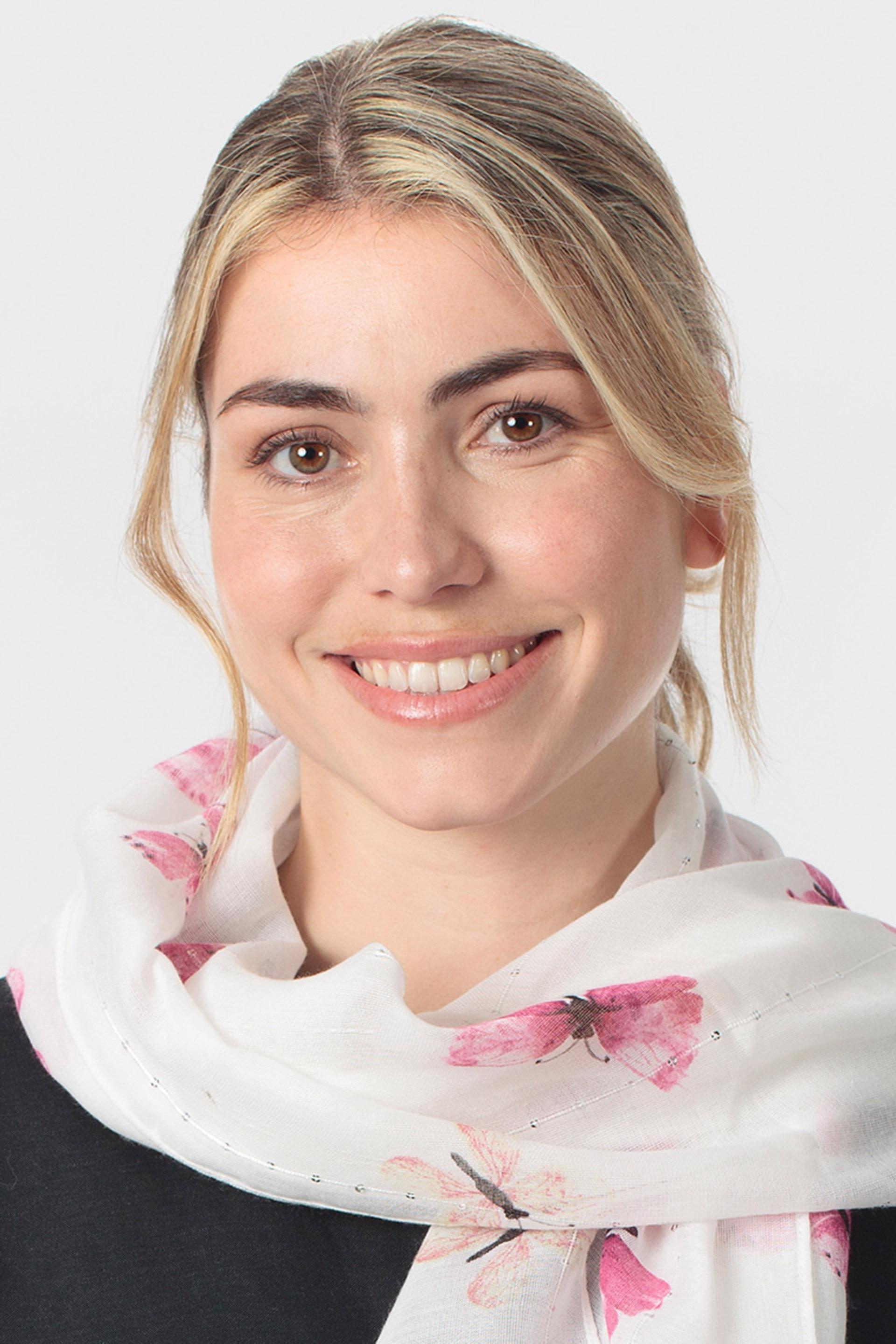 White Scarf, White, large image number 1