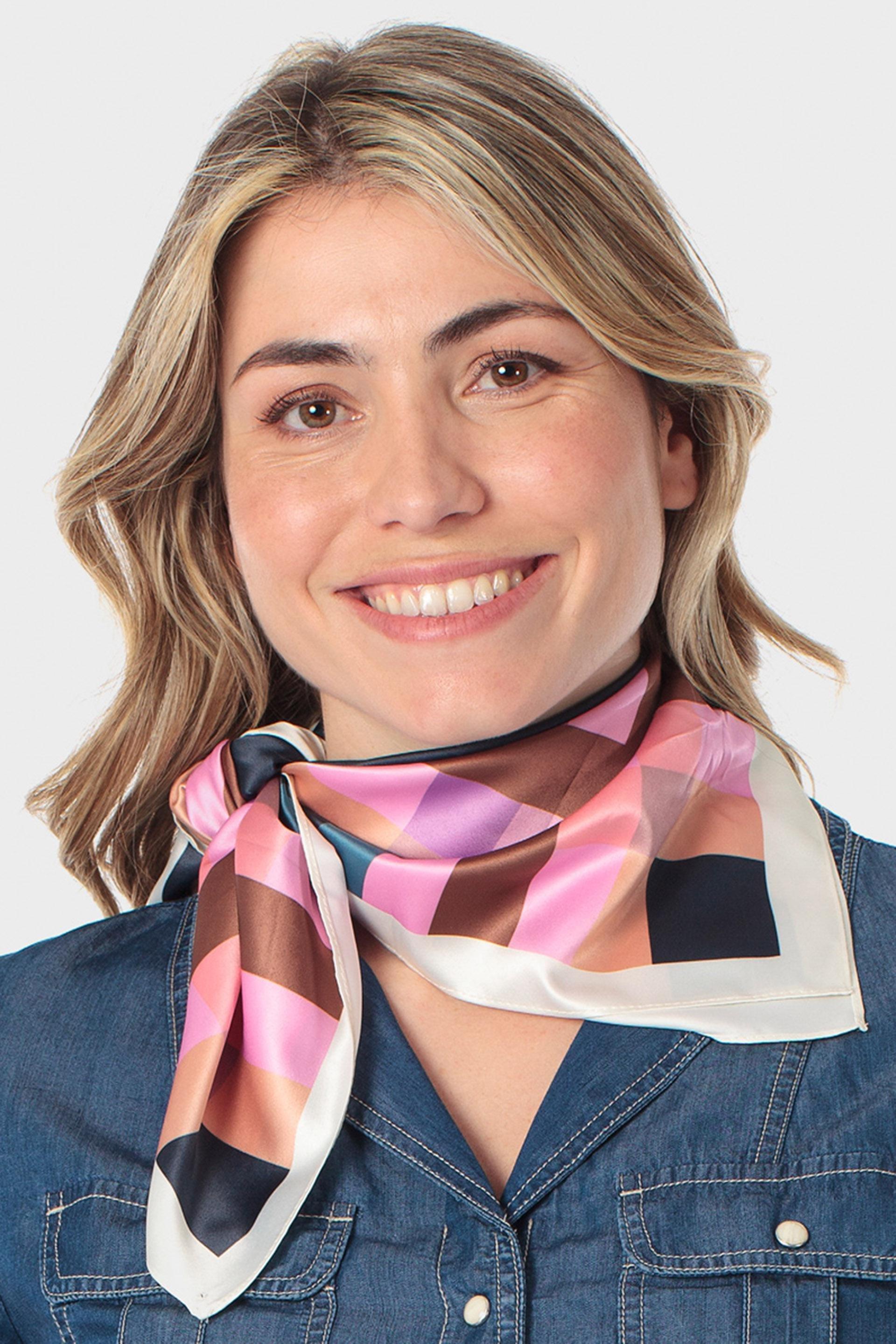 Multicolour Kerchief, Blue Ocean, medium