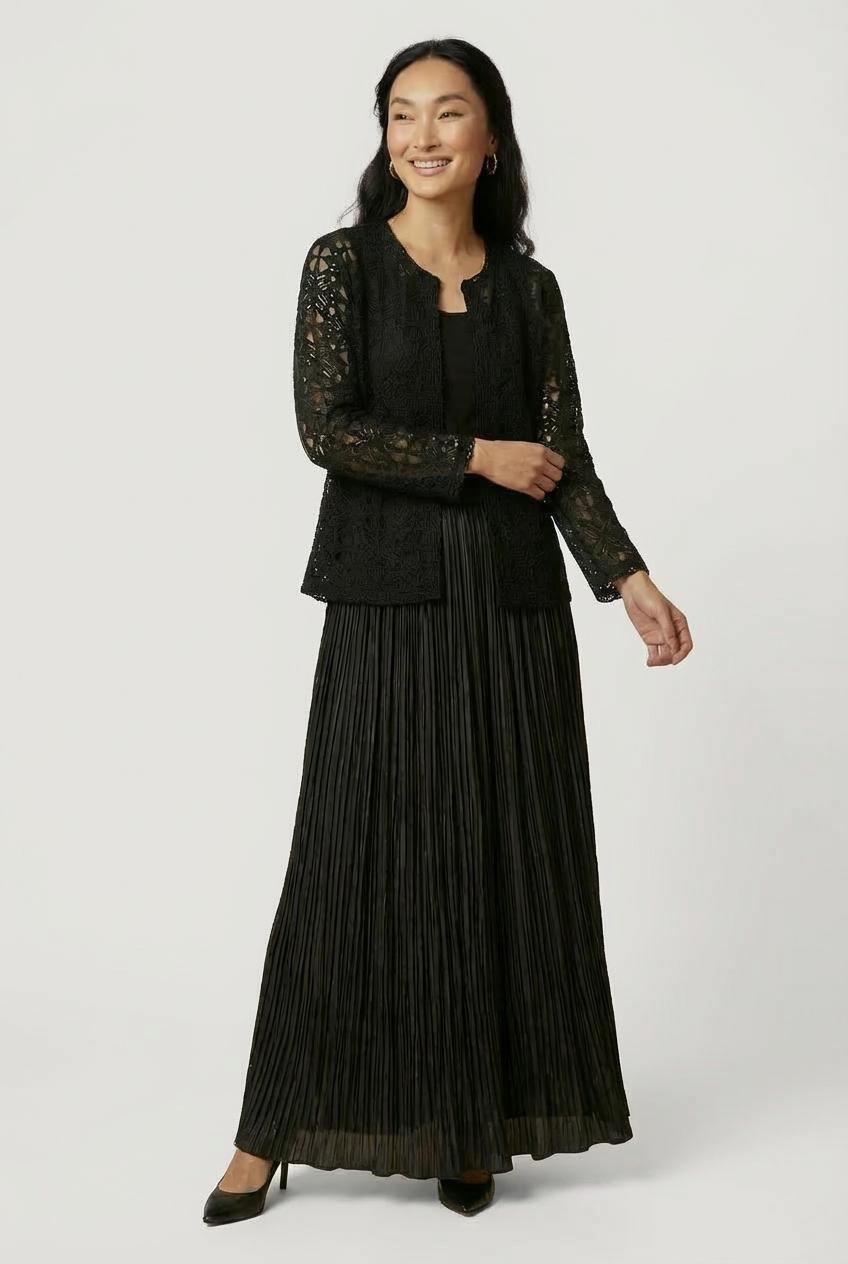 Black Fantasy Jacket, Black, large image number 3