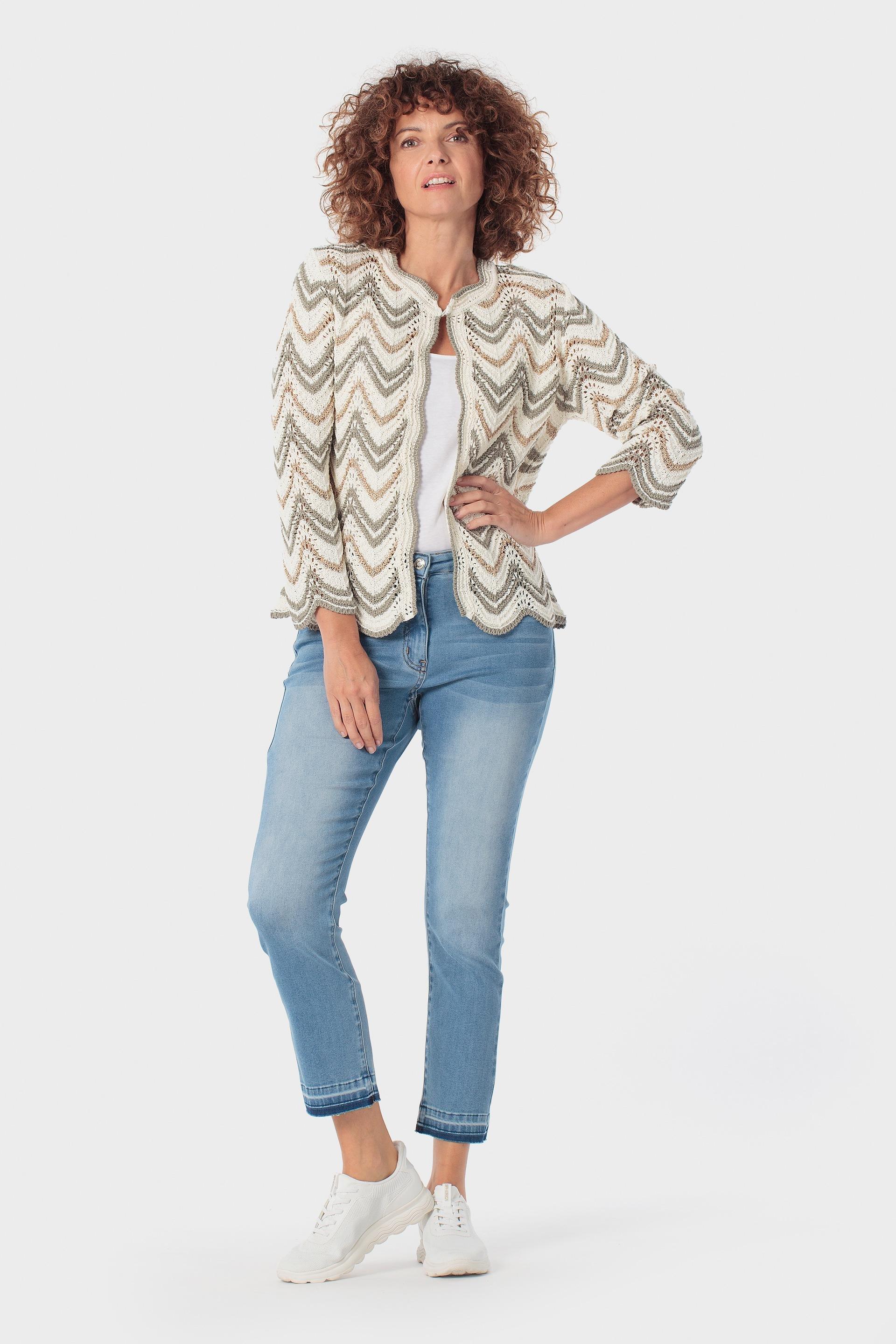 سترة بيج مزينة بالترتر, Green Khaki, large image number 1