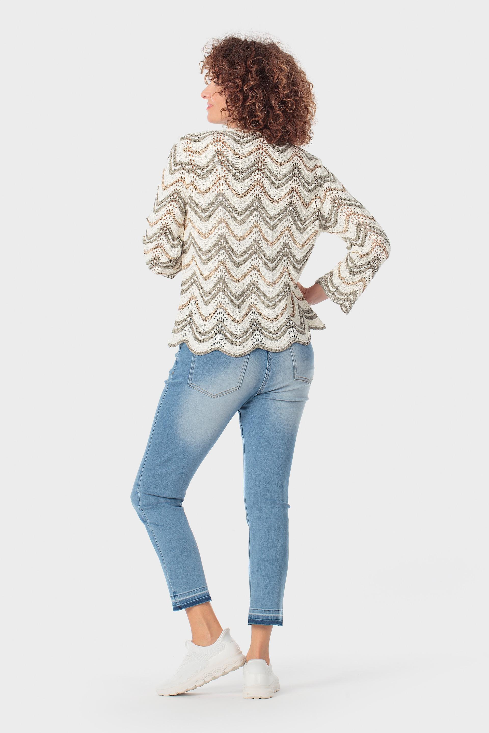 سترة بيج مزينة بالترتر, Green Khaki, large image number 3