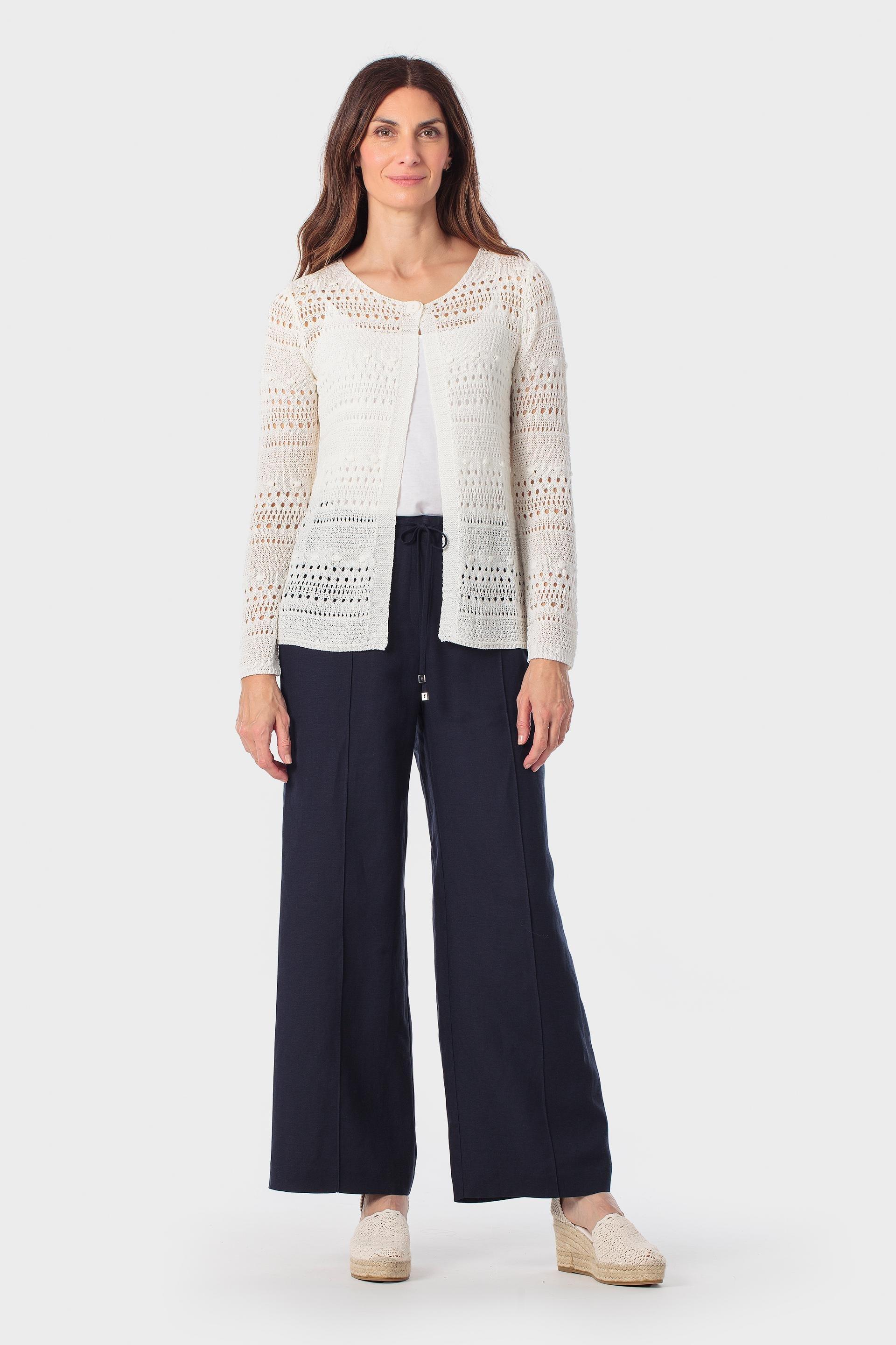 White Openwork Jacket, White Off White, medium