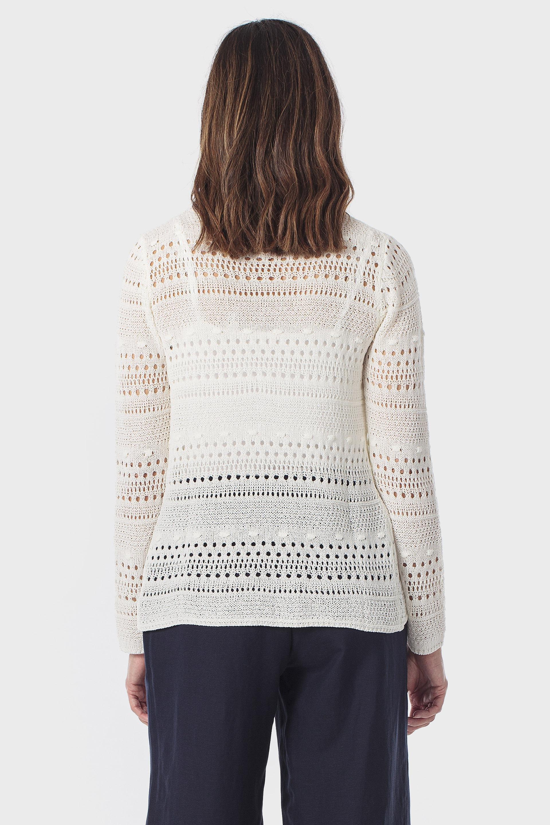 White Openwork Jacket, White Off White, medium