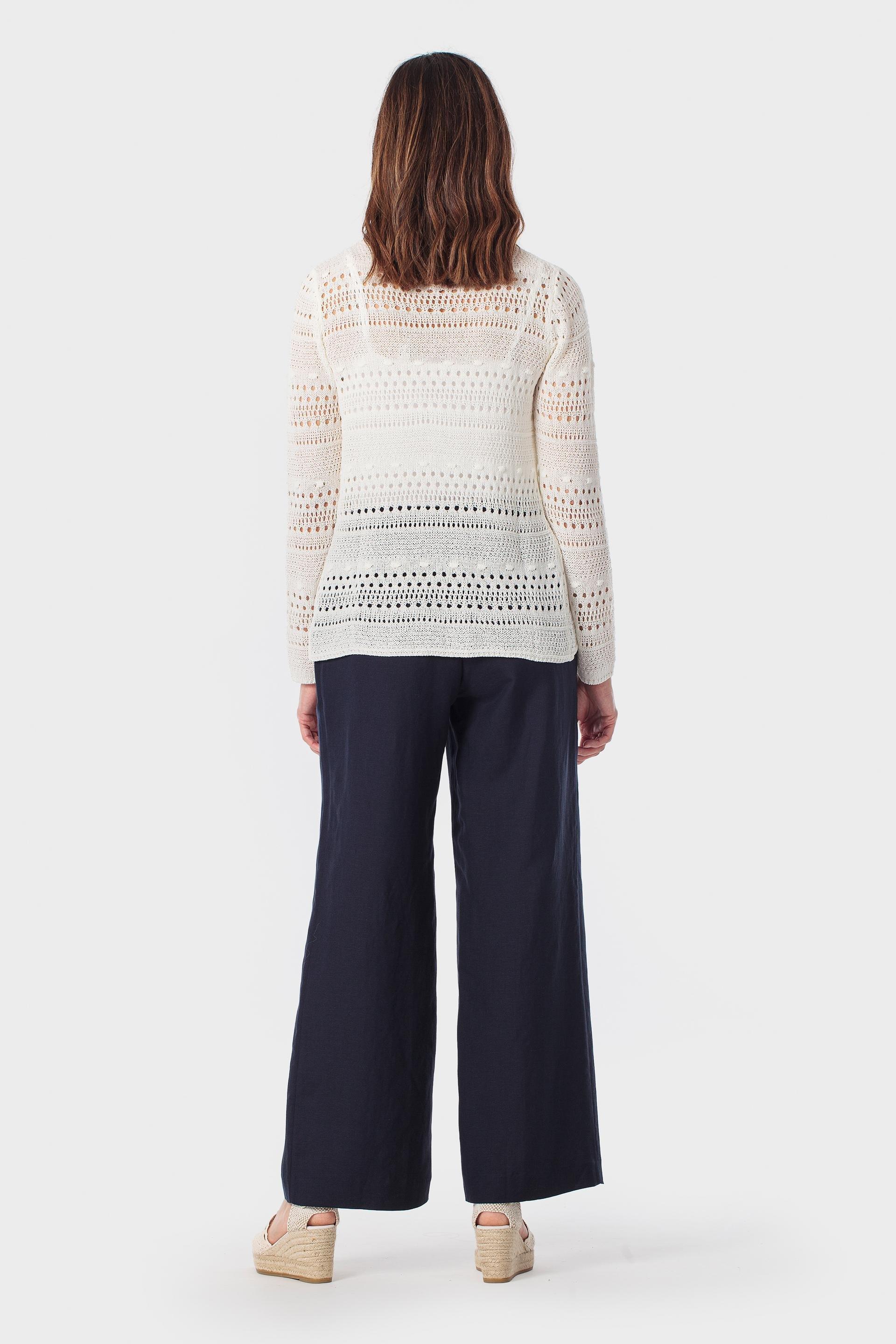 White Openwork Jacket, White Off White, large image number 3