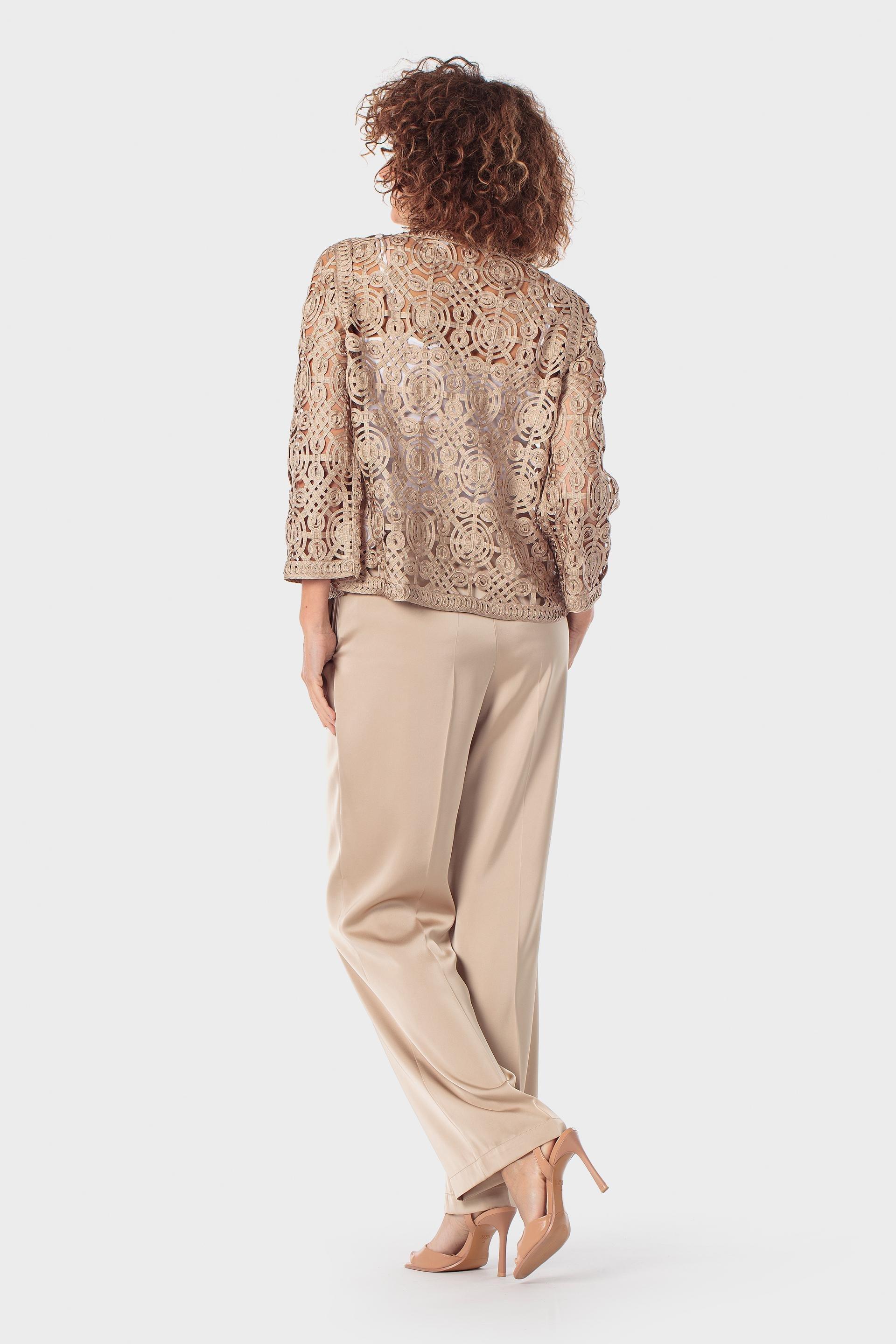 جاكيت بيج بنقشة فانتازي, Beige Sand, large image number 3