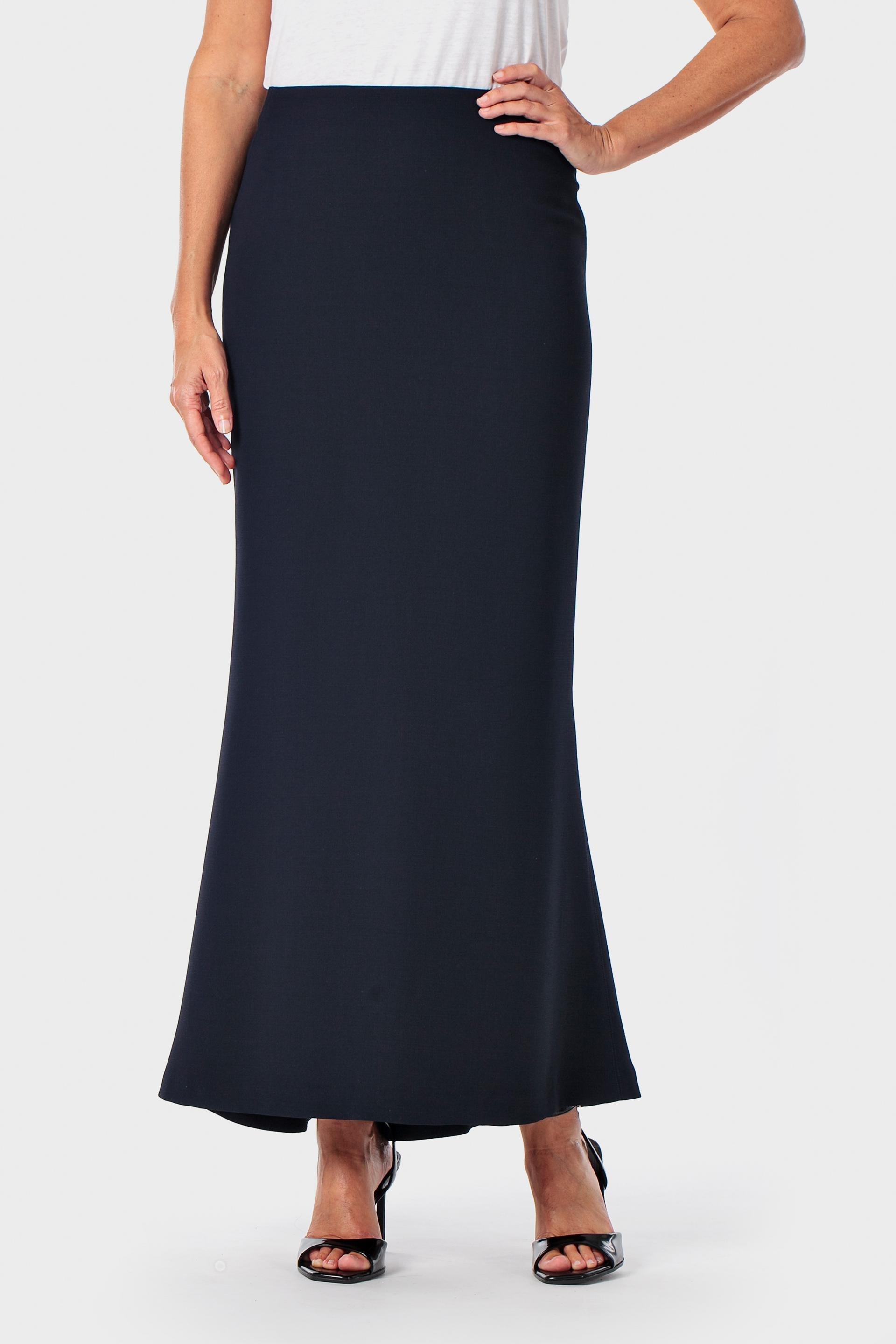 Navy Long Skirt, 3701_104, medium