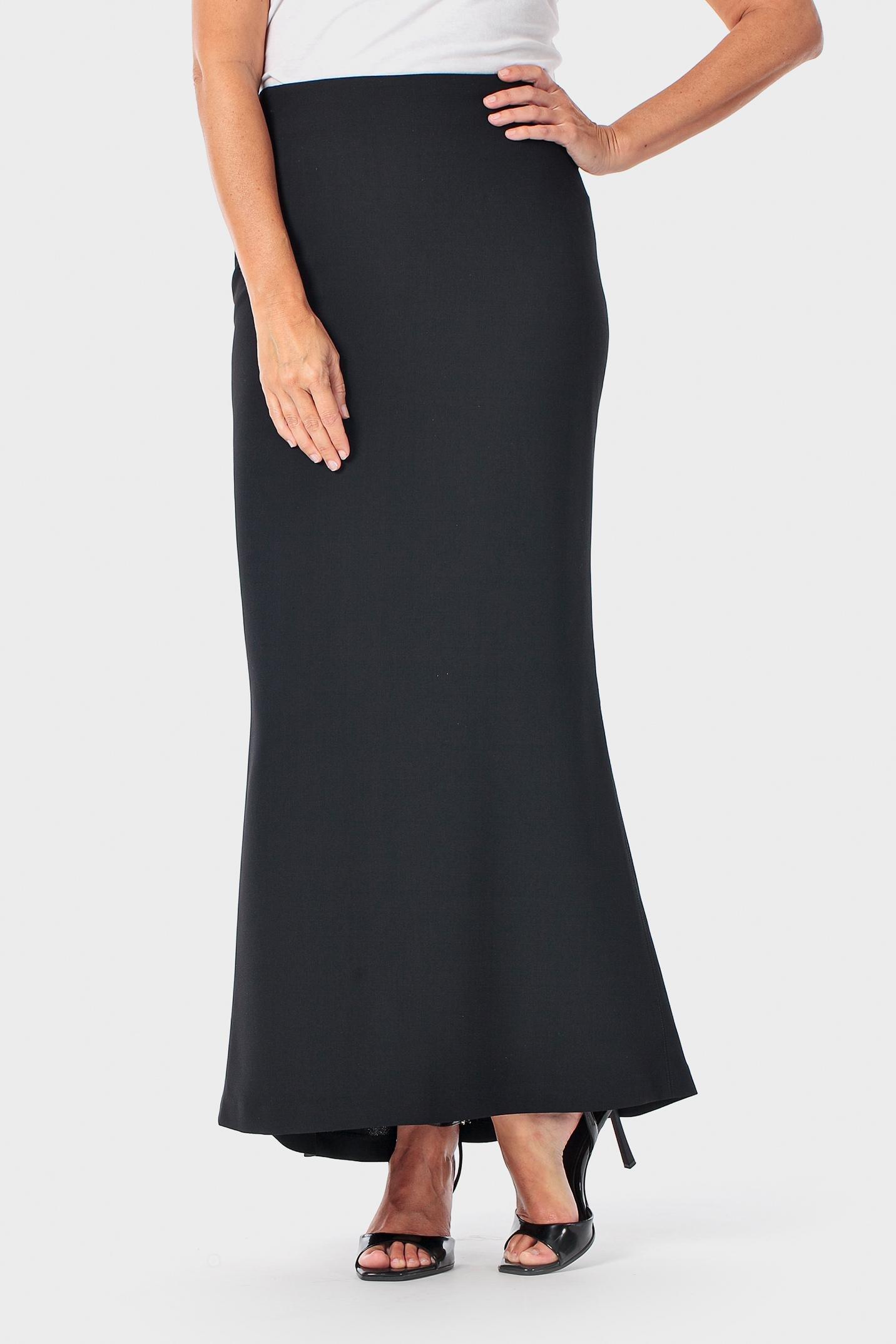 Black Long Skirt, 3701_120, large image number 0