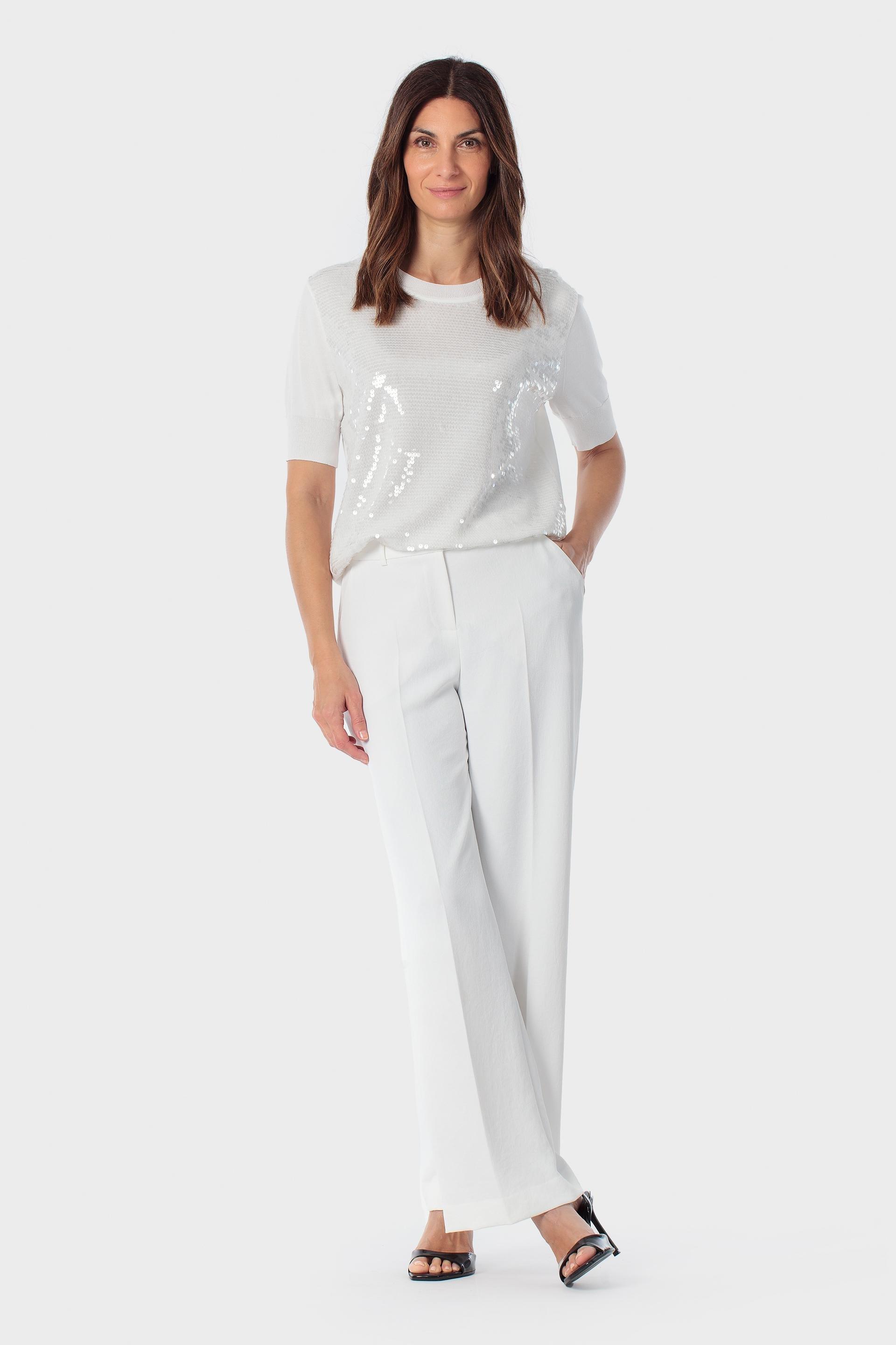 White Sequins Sweater, 3701_232, large image number 1