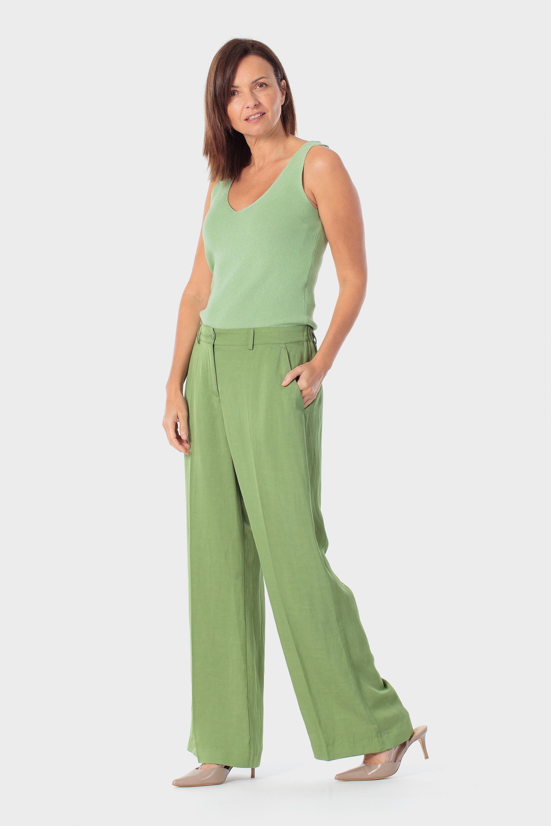 Green Metallic Thread Sweater, 3701_105, large image number 1