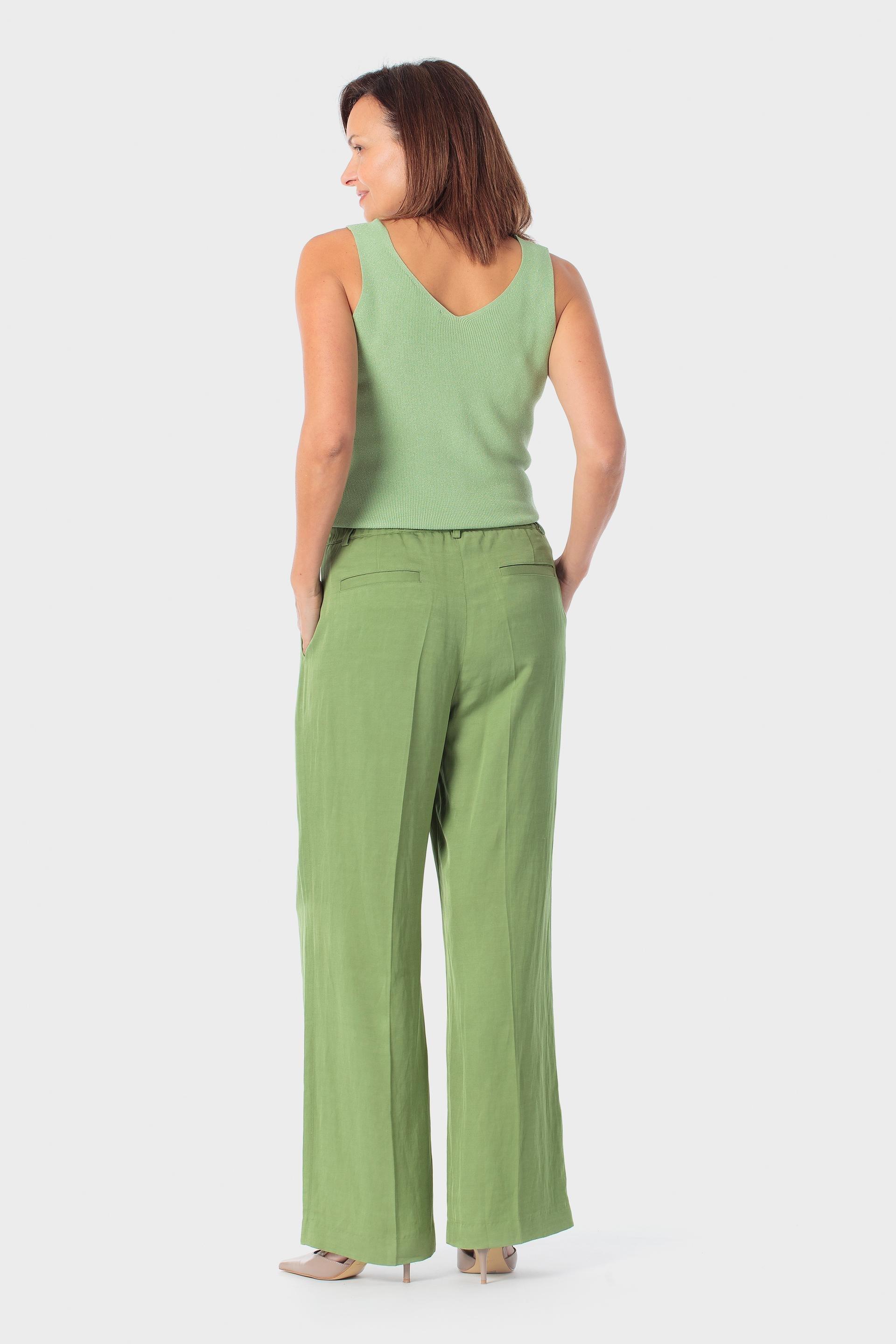 Green Metallic Thread Sweater, 3701_105, large image number 3