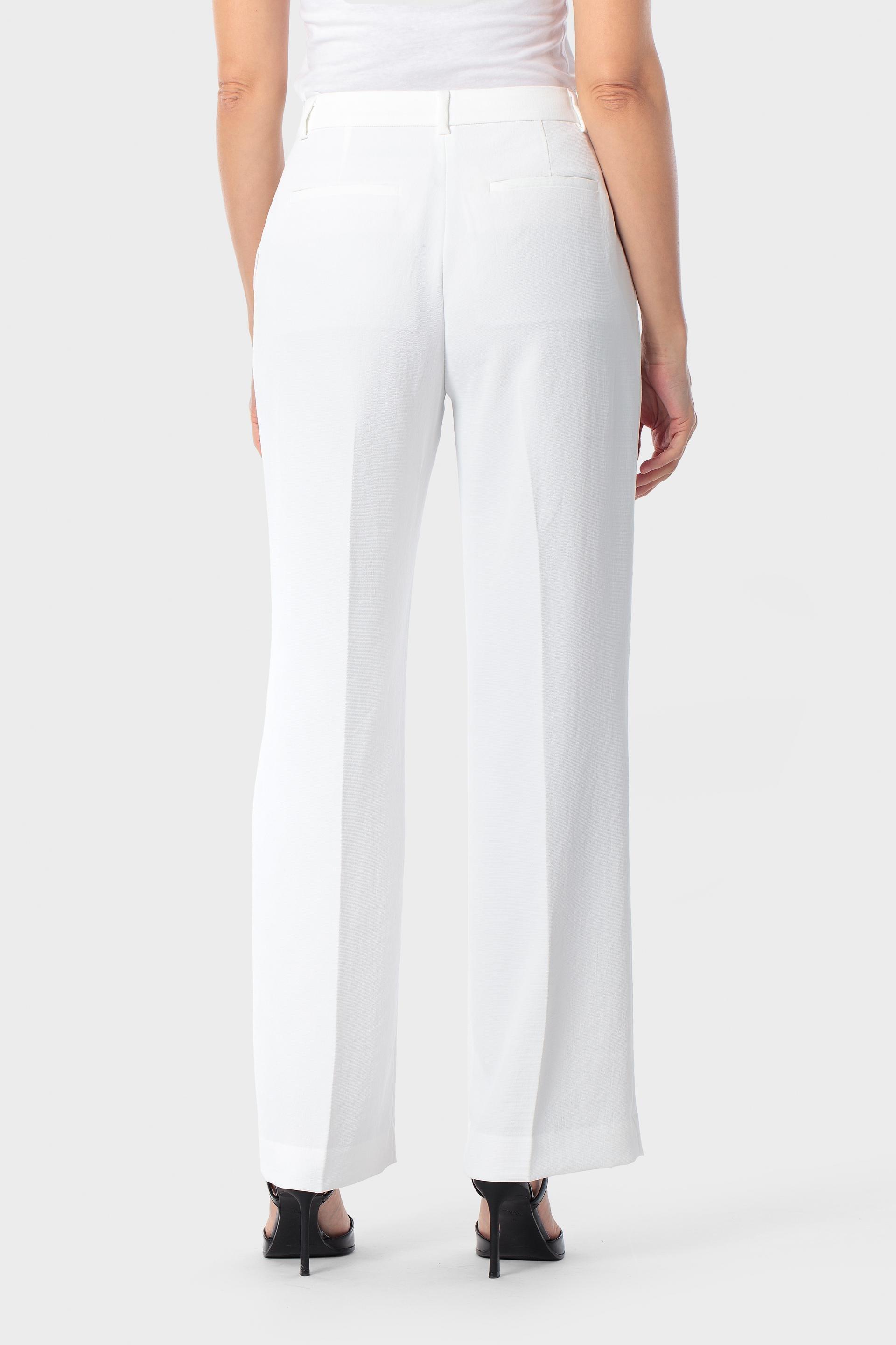 White Wide Trousers, Beige Talc, large image number 3