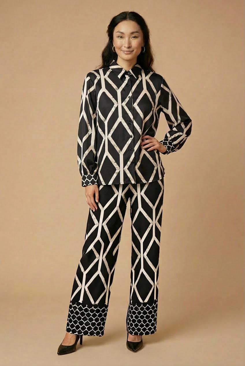 بنطال مطبع أسود, 3701_120, large image number 5