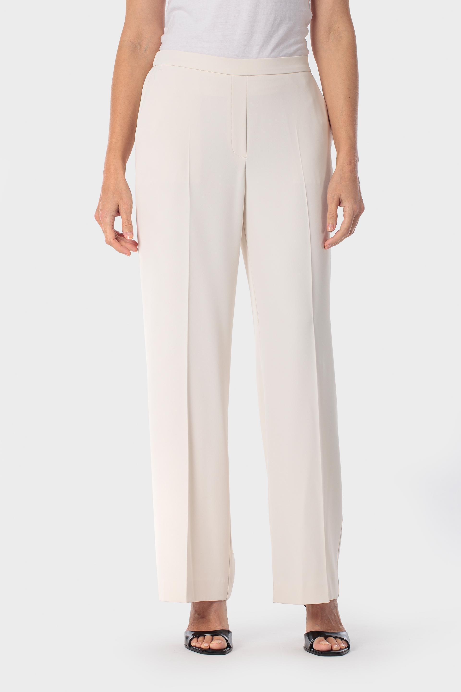 Cream Wide Trousers, White Off White, large image number 2