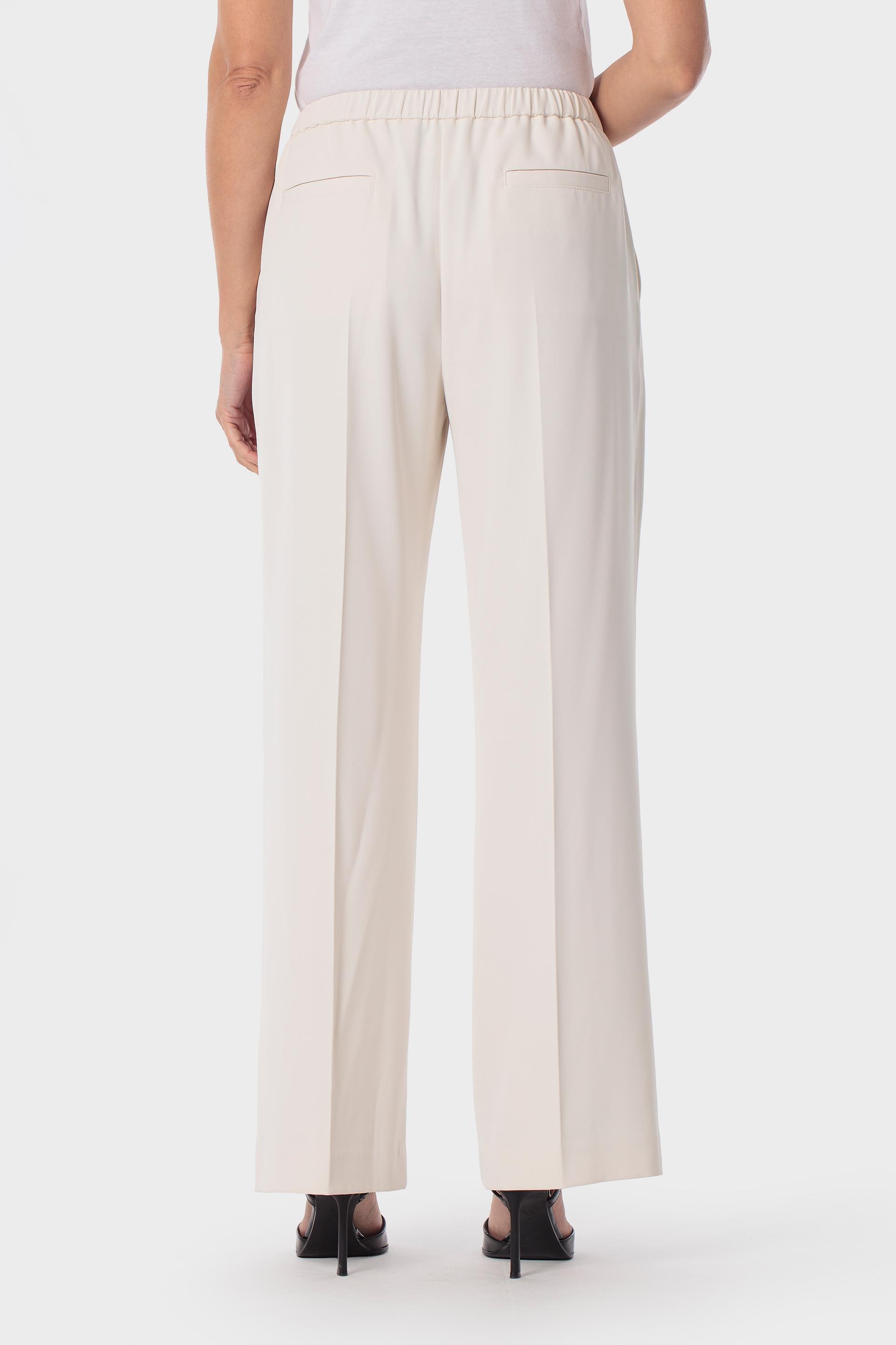 Cream Wide Trousers, White Off White, large image number 3