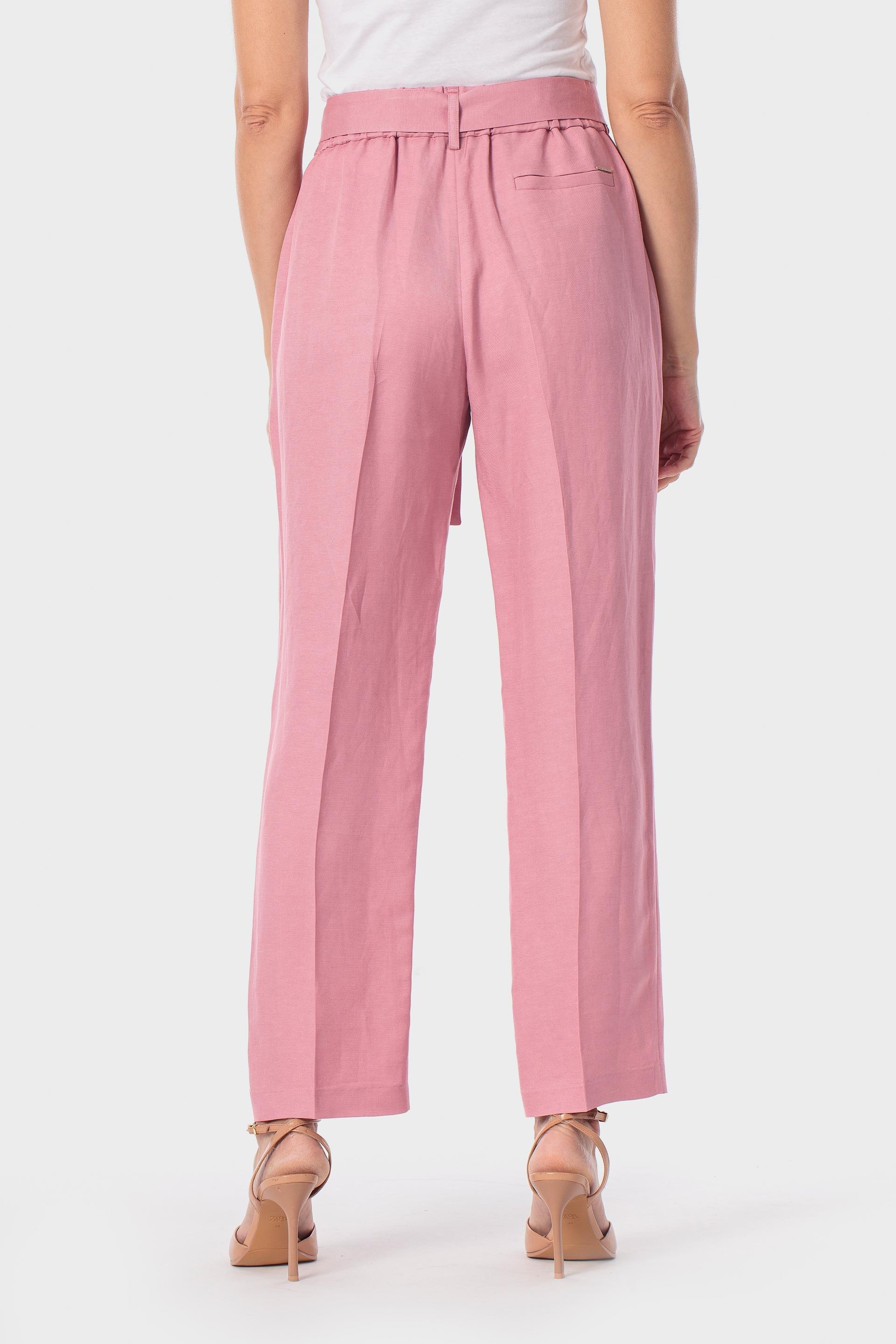Pink Belted Trousers, 3701_269, large image number 3
