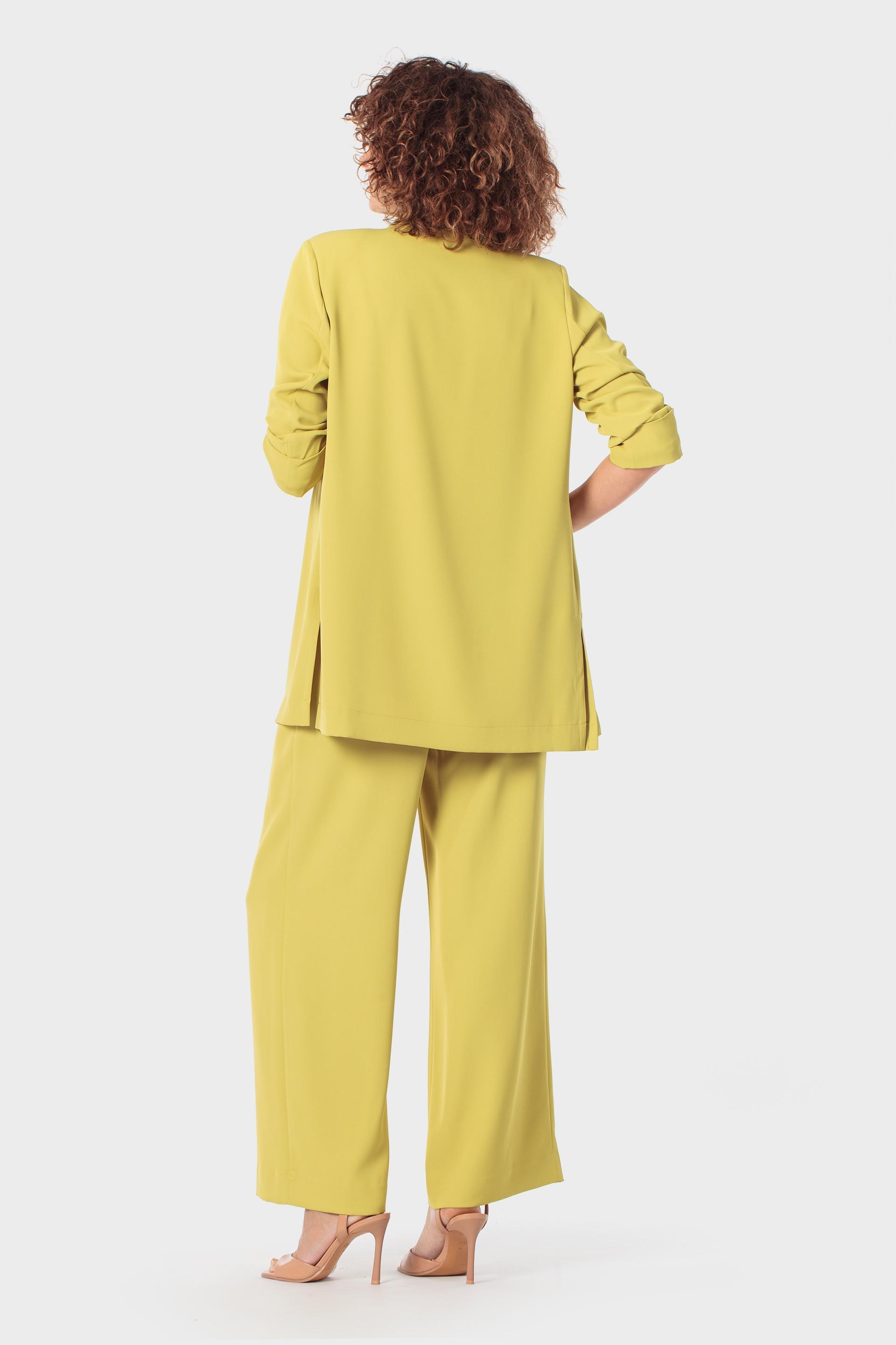 Wide-Leg Elastic Waist Trousers, 3701_398, large image number 1