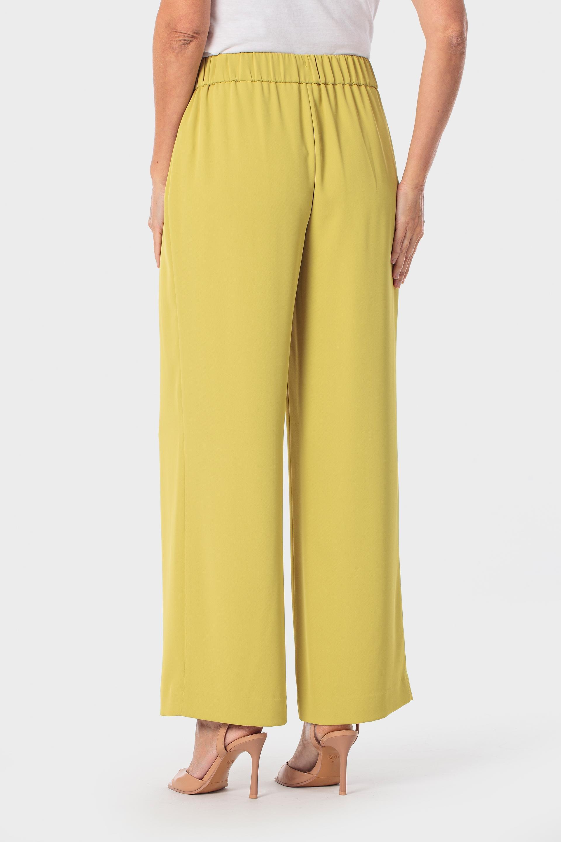 Wide-Leg Elastic Waist Trousers, 3701_398, large image number 3