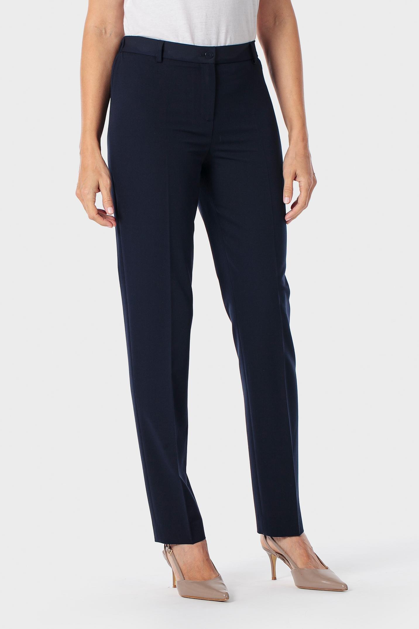 Navy Slim Trousers, Blue Navy, medium