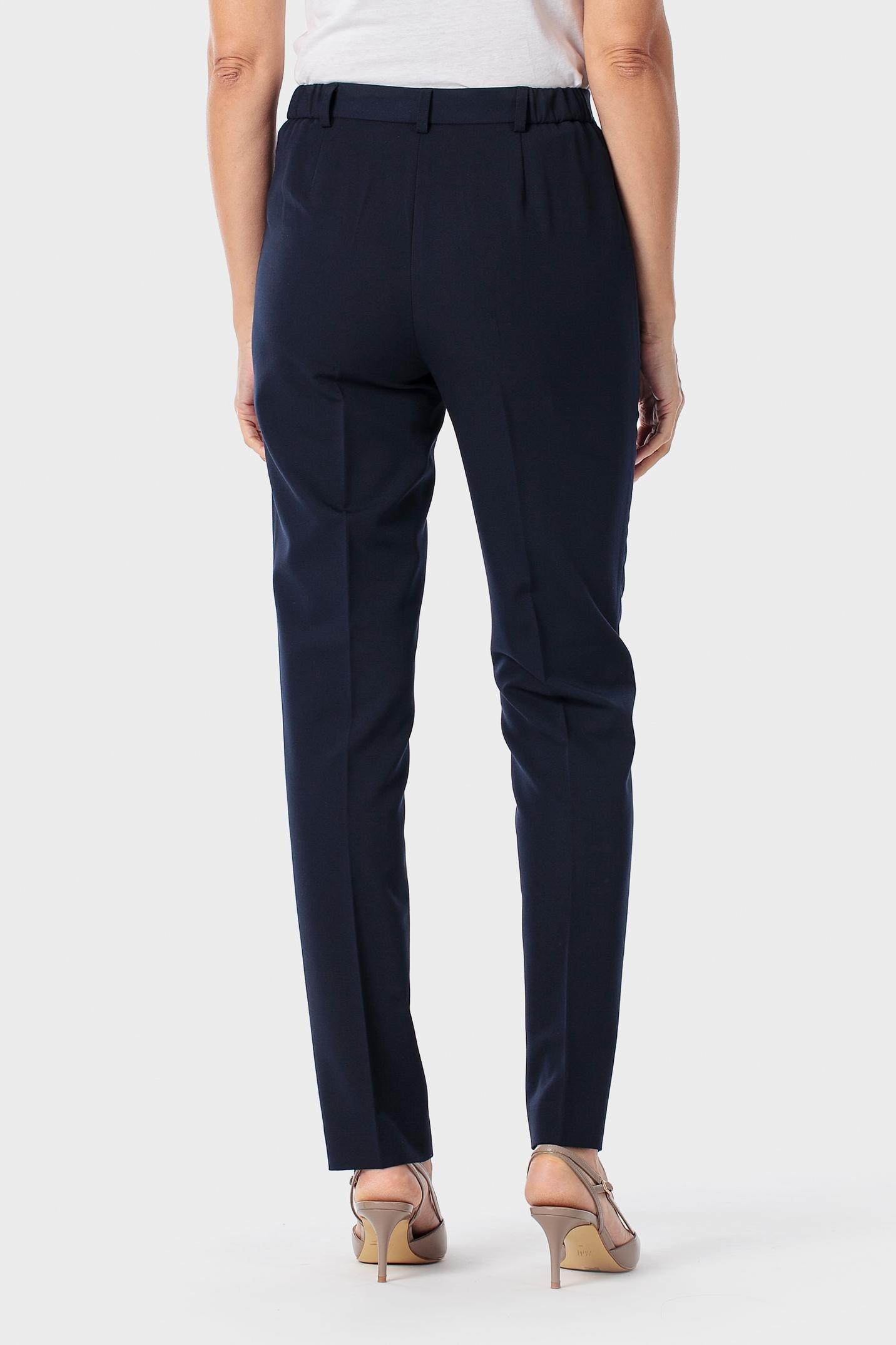 Navy Slim Trousers, Blue Navy, large image number 3