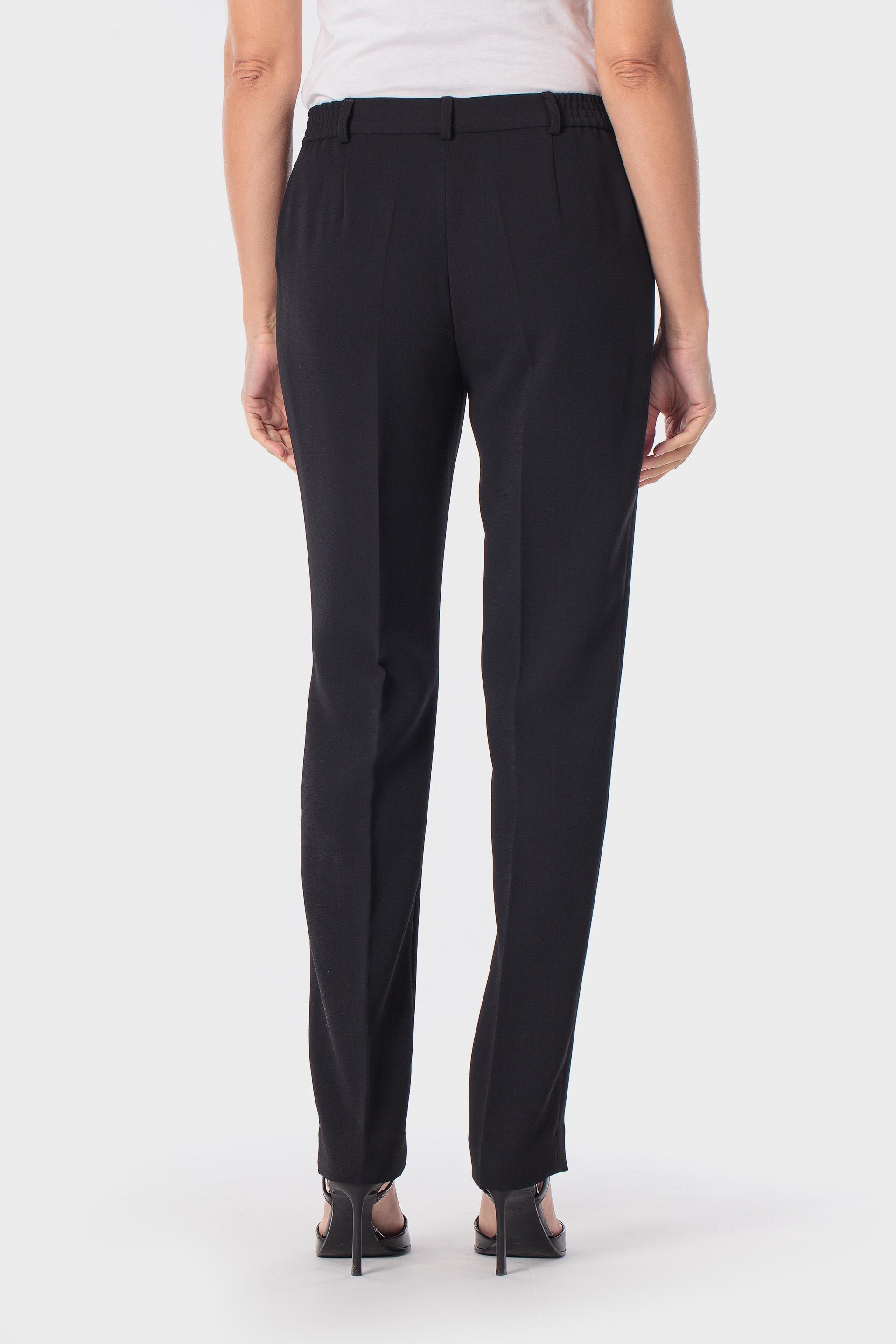 Black Slim Trousers, 3701_120, large image number 3