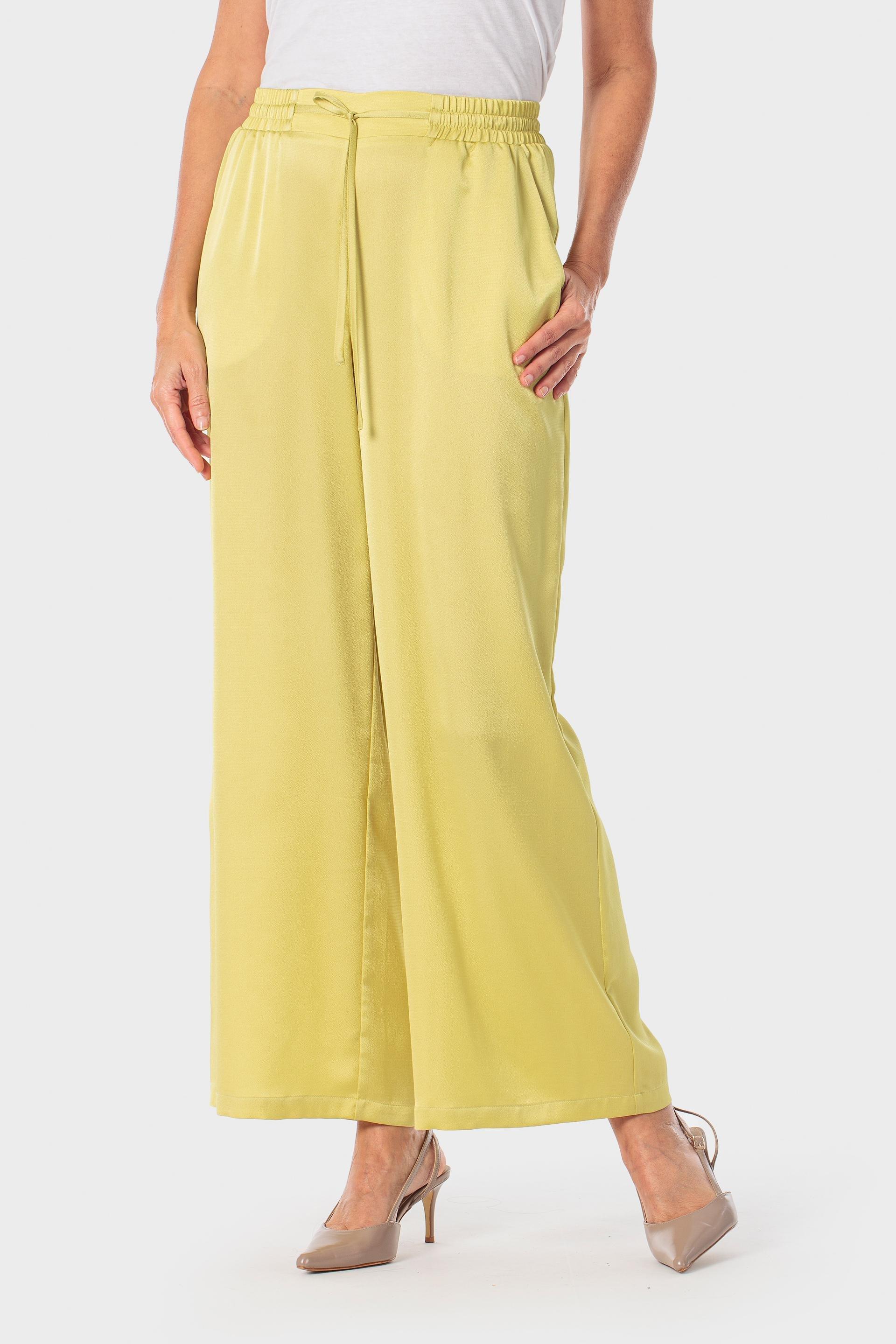 Wide-Leg Drawstring Trousers, 3701_398, large image number 3