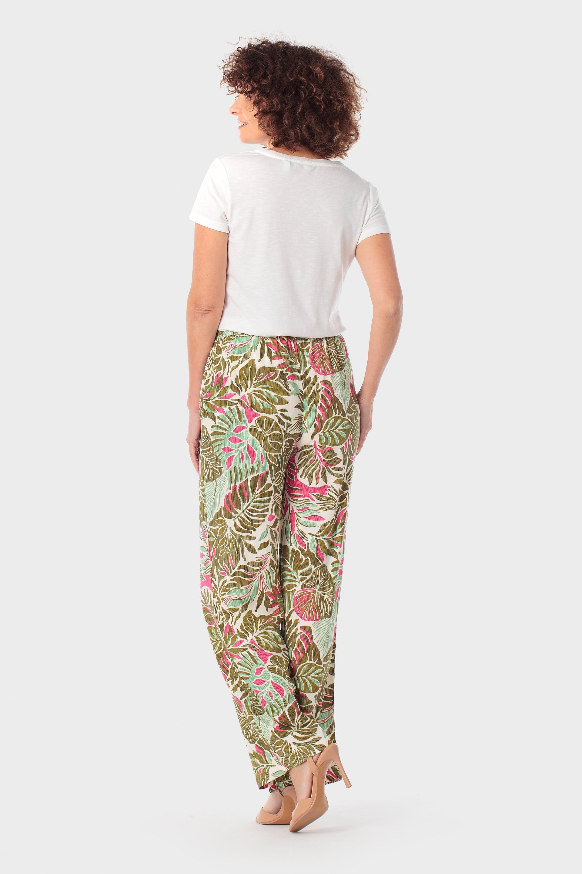 Green Palazzo Trousers, Green Safari, large image number 1