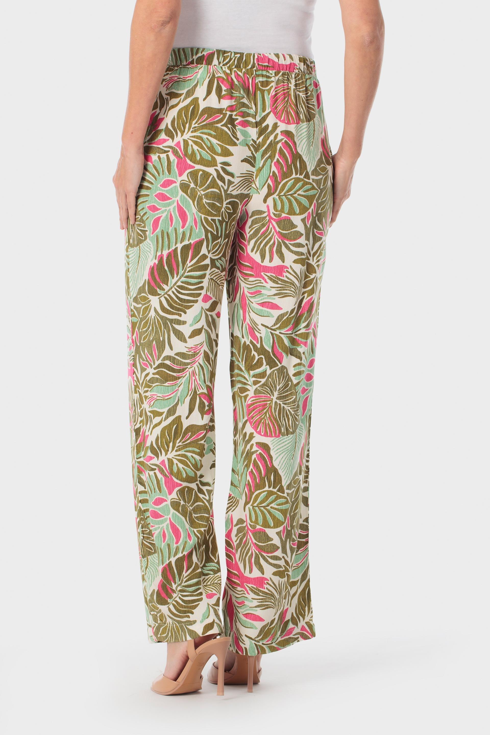 Green Palazzo Trousers, Green Safari, large image number 3