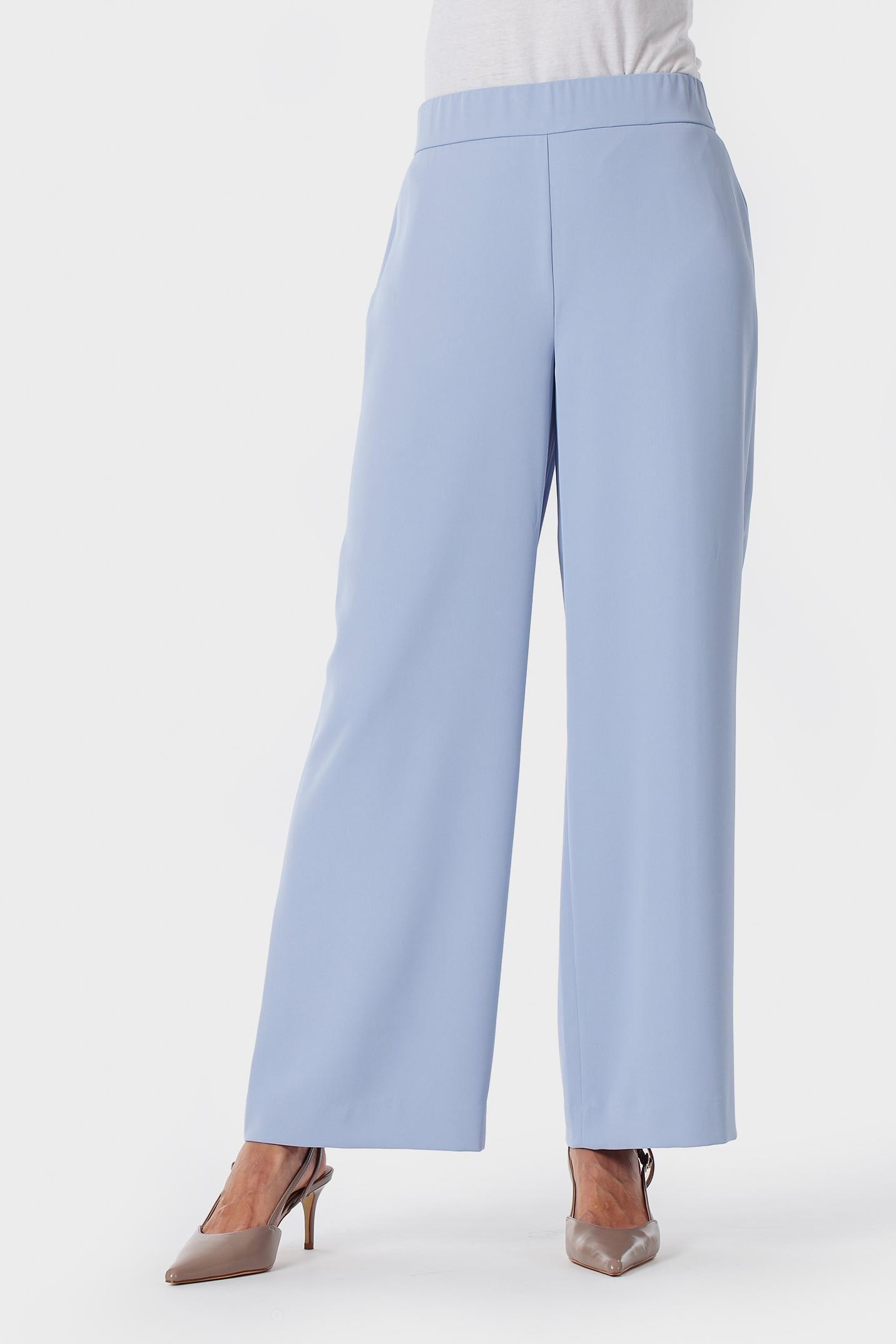 Blue Wide Trousers, 3701_399, medium