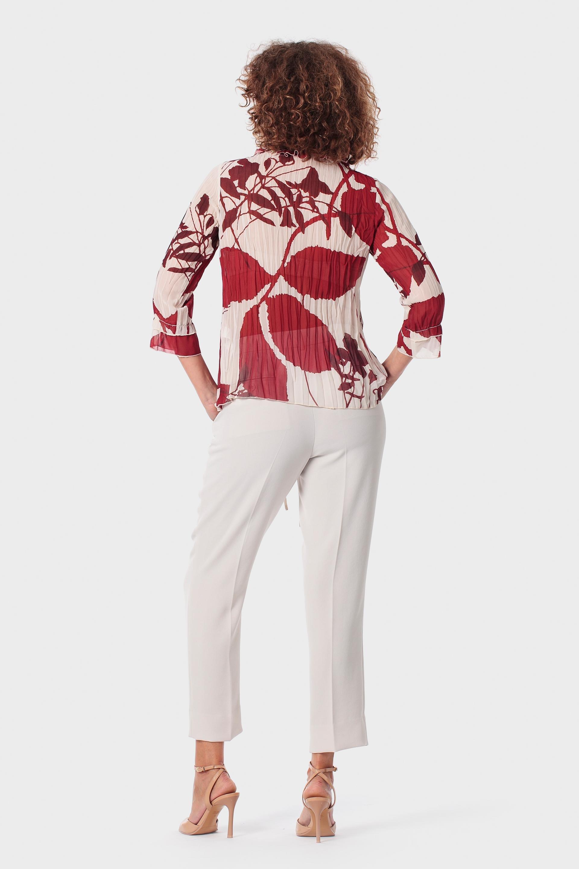 Tailored Cropped Trousers, Beige Natual, medium