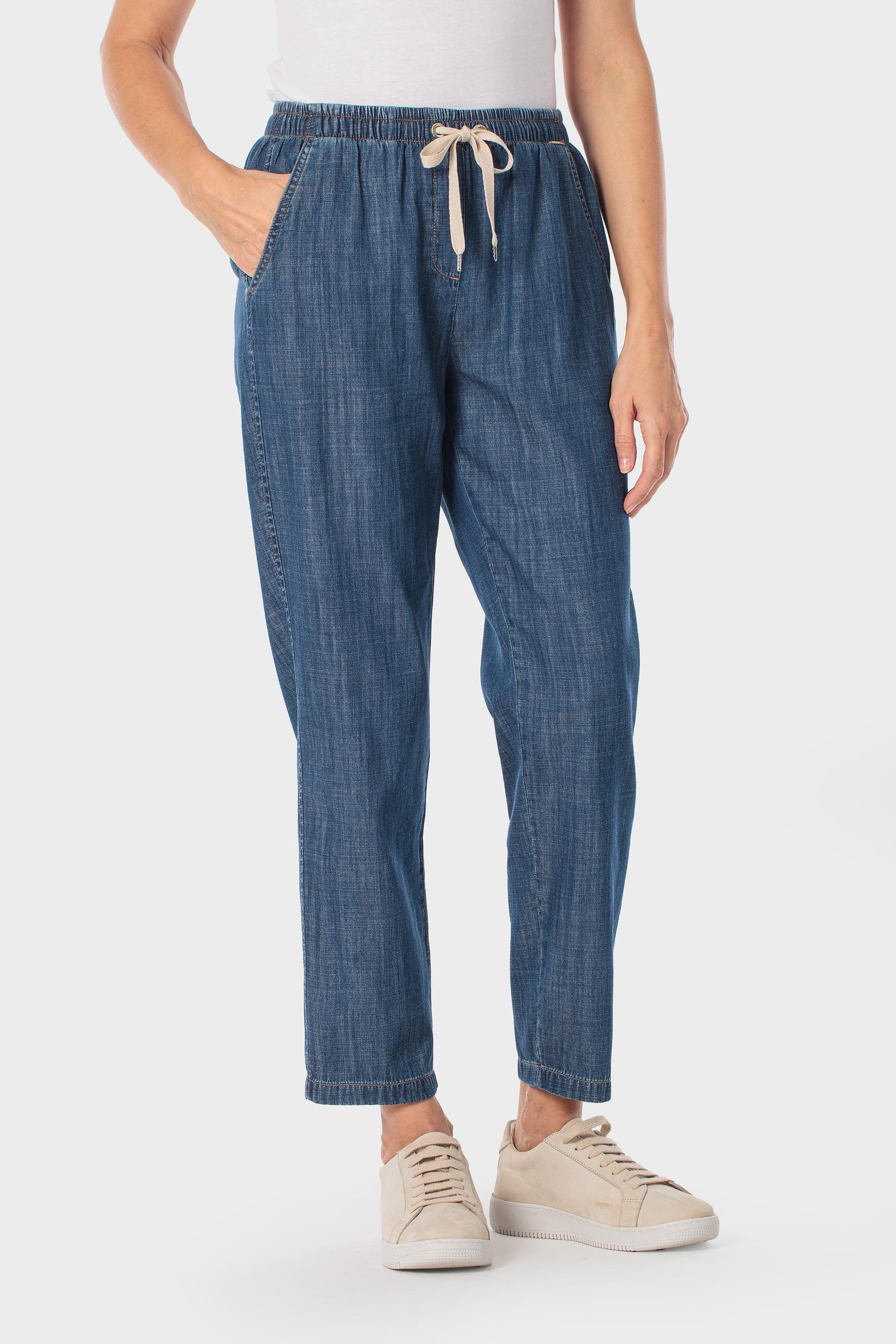 Blue Chambray Trousers, 3701_106, large image number 2