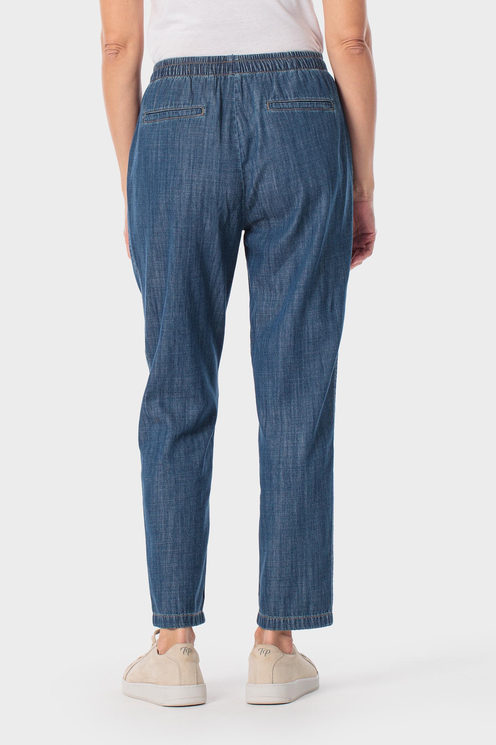 Blue Chambray Trousers, 3701_106, large image number 3