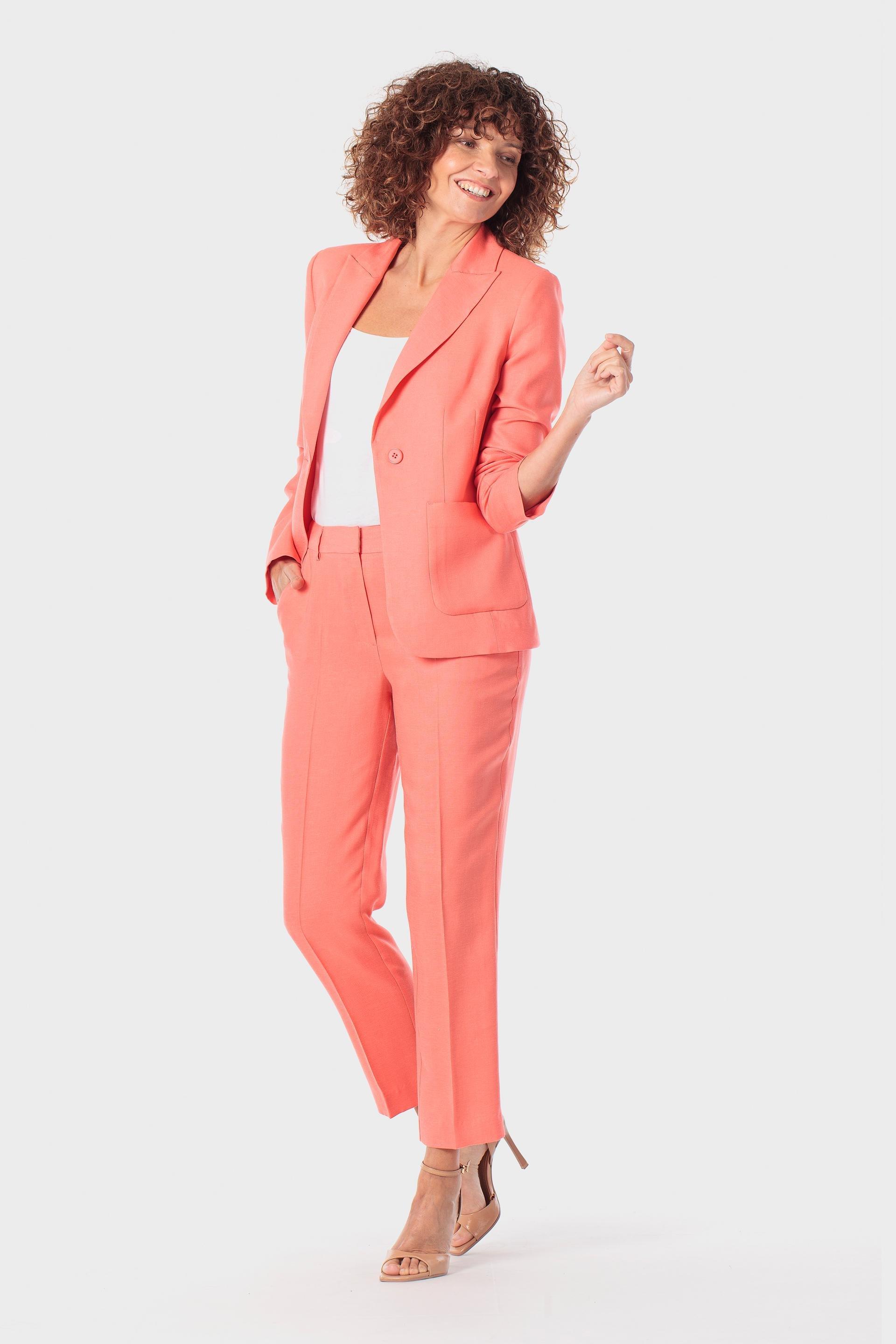 Coral Capri Trousers, 3701_322, large