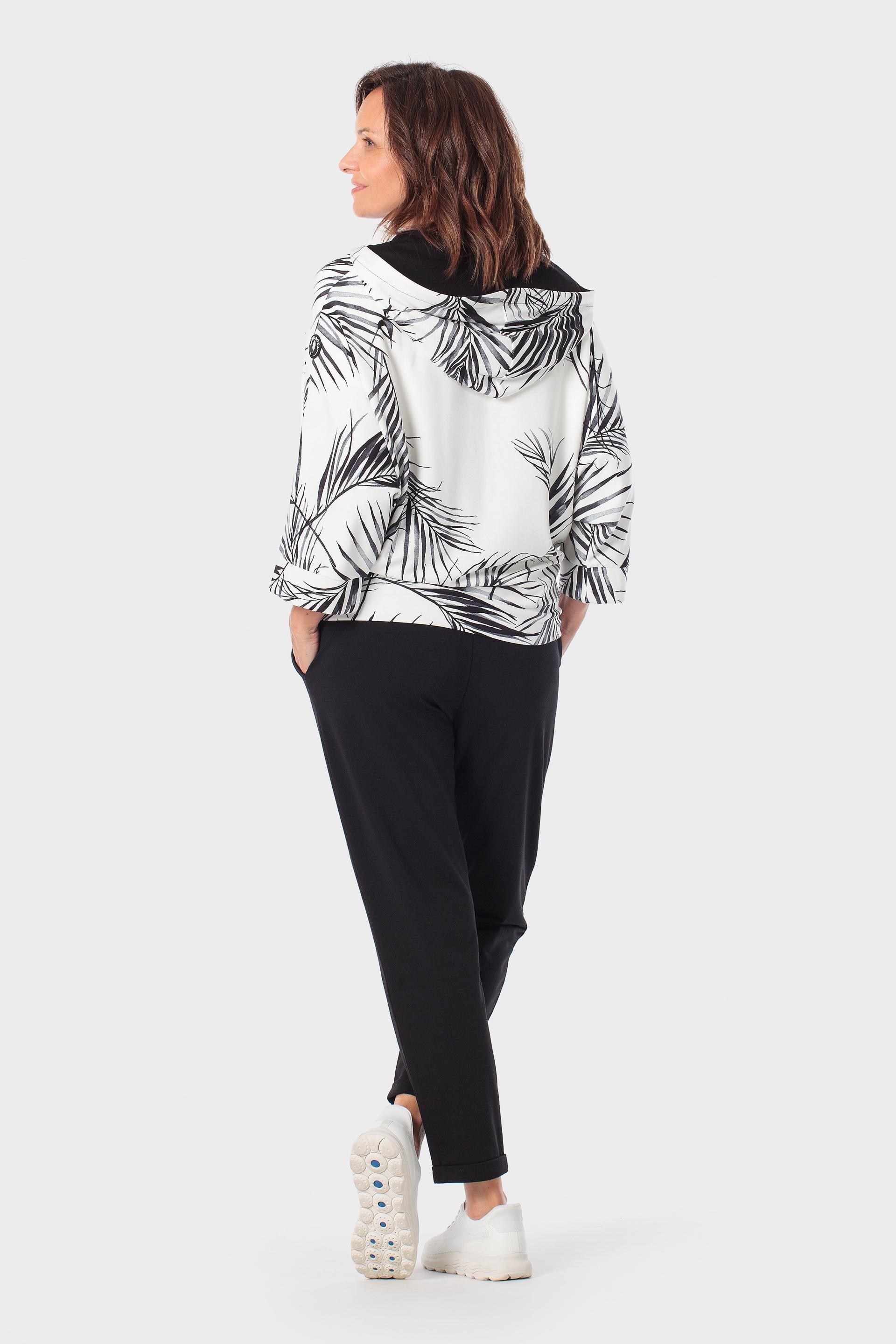 Black Comfy Trousers, Black, large image number 1